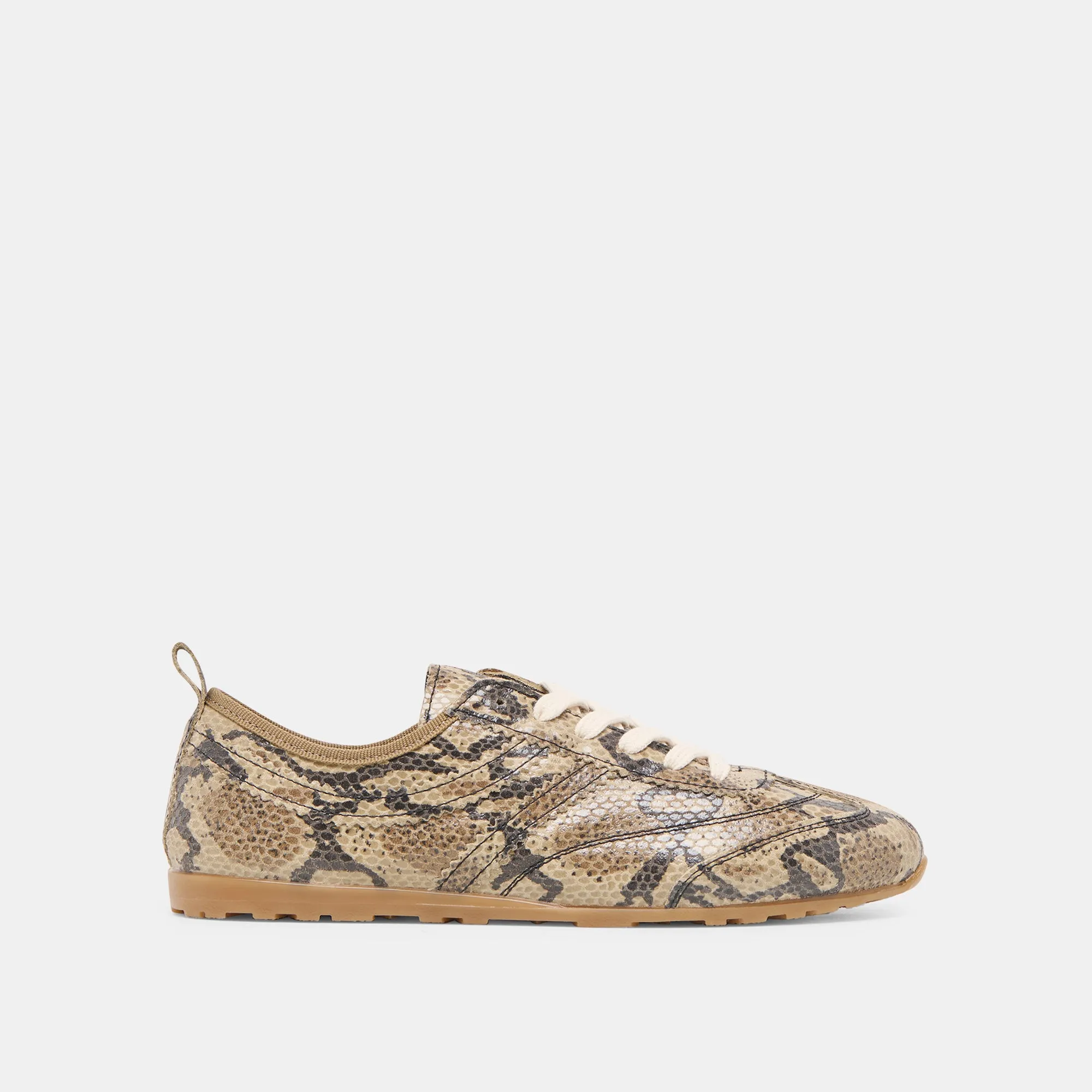 Modern Cushioning VIPER SNEAKERS SNAKE PRINT EMBOSSED LEATHER