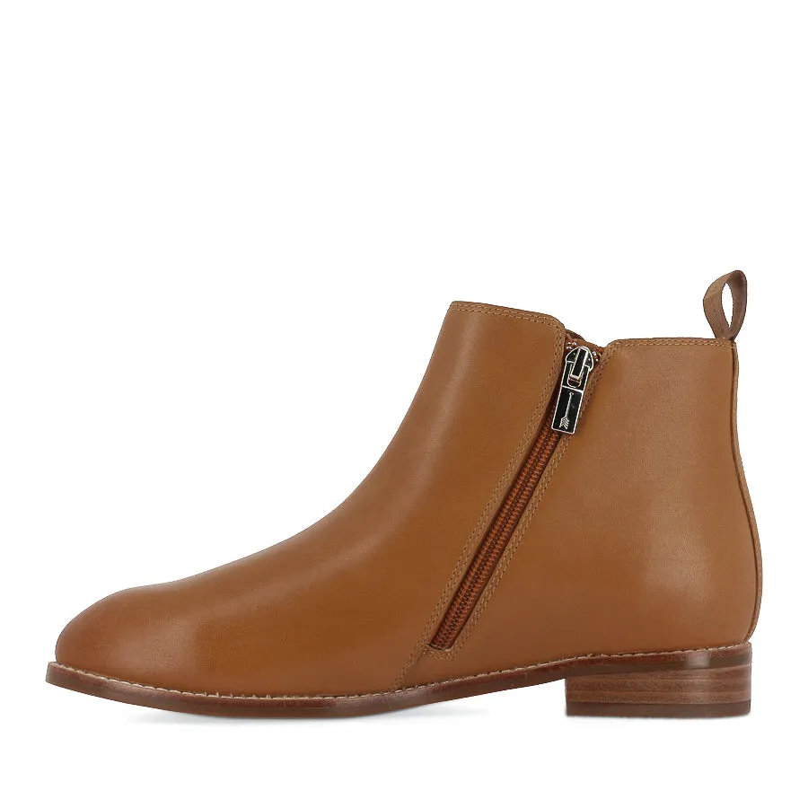 least affordable Durable Sole AUSTEN II - TAN LEATHER