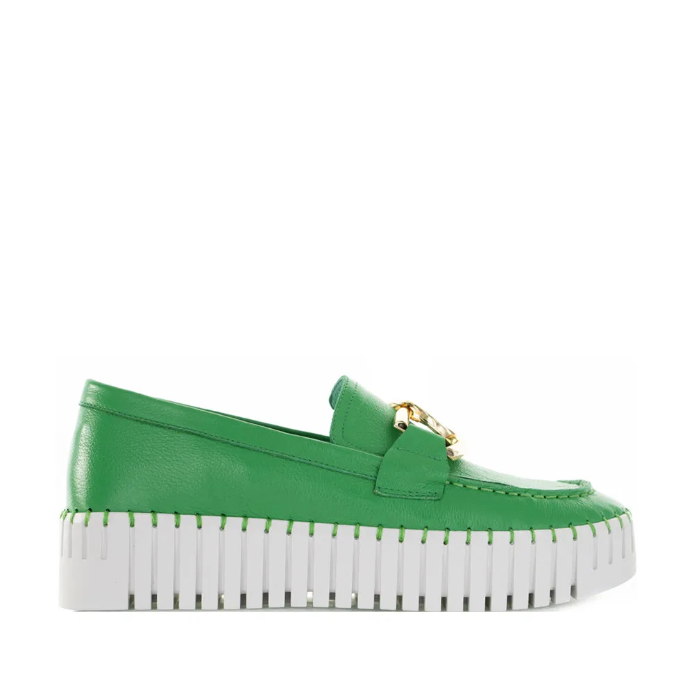 DJANGO & JULIETTE BRONTIS EMERALD Casual Leather Shoes