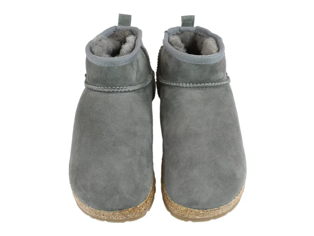 Stone Glam Quick Flow Haflinger Sheepskin Boots Elsa Anthracite