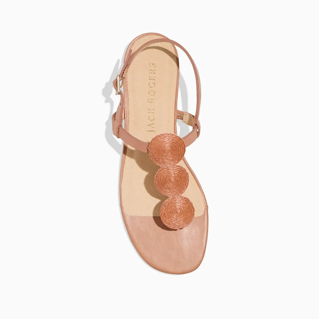 Royal Mood Worth Raffia Flat Sandal