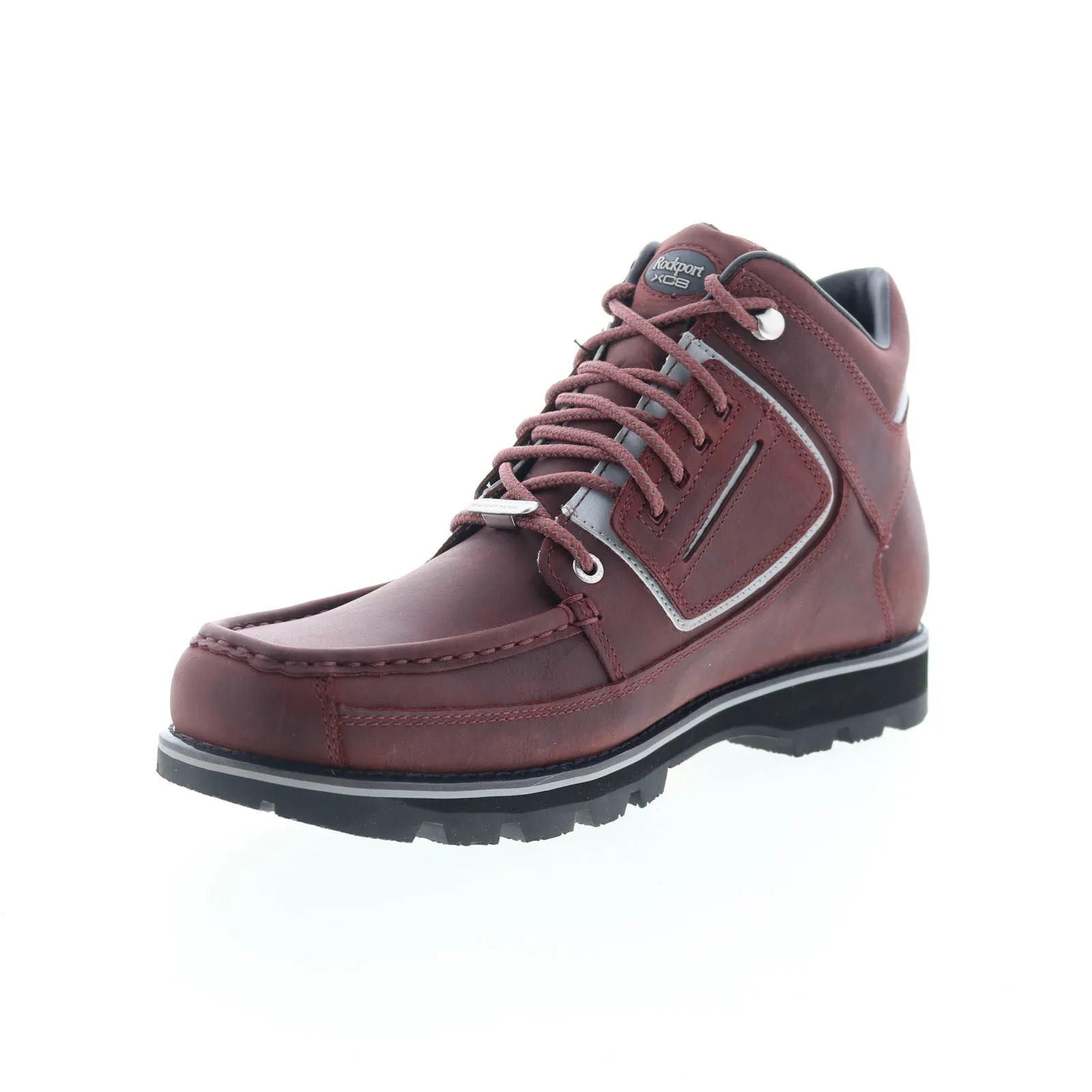 Rockport Umbwe II Waterproof Mweka Mens Burgundy Wide Casual Dress Boots Rugged Style