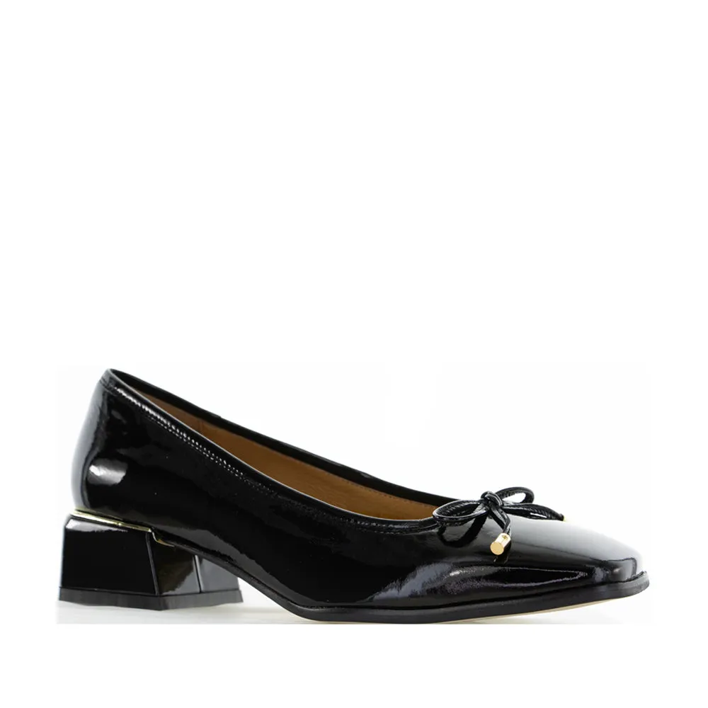 BRESLEY ALBANE BLACK PATENT flexible user Street Chic