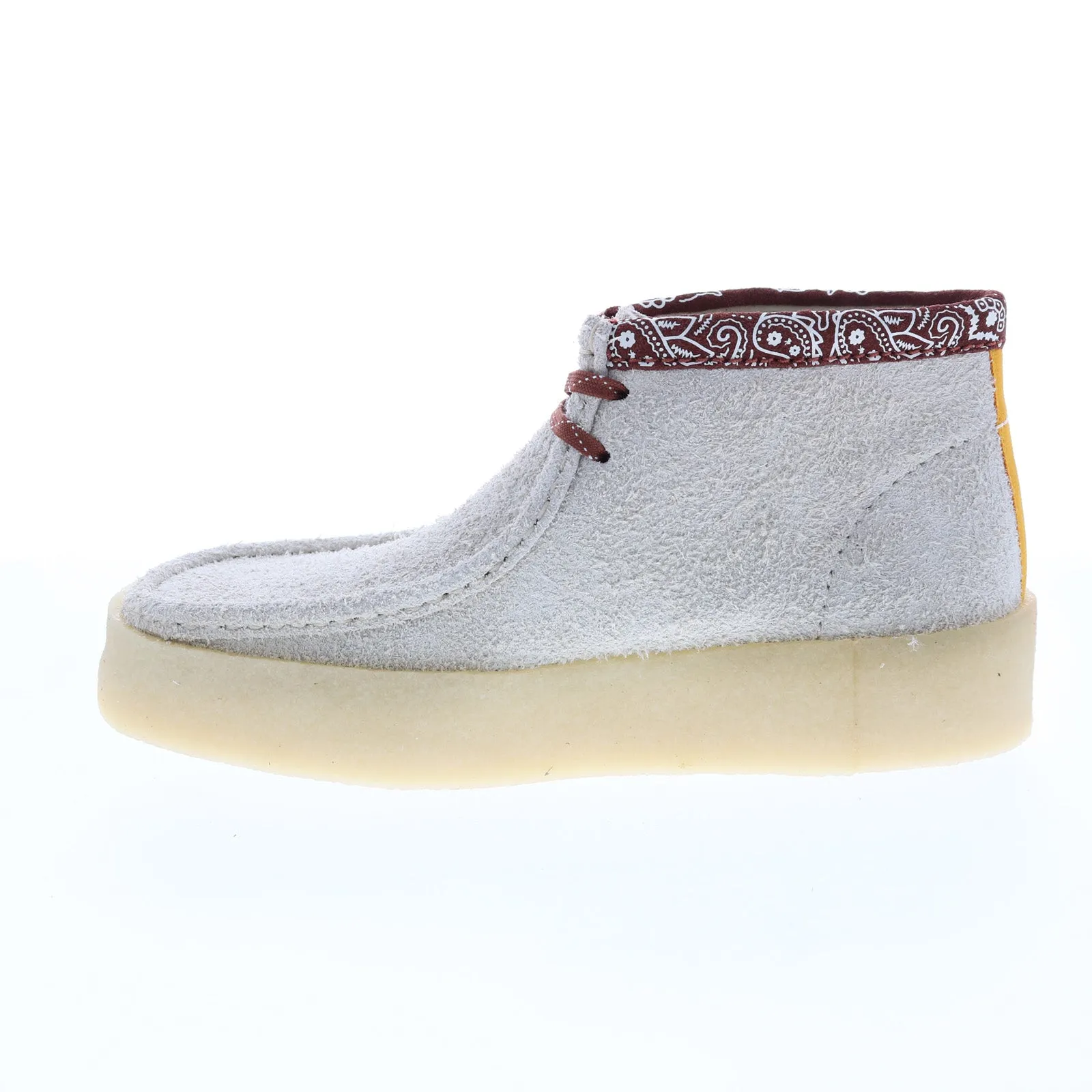 Snow Activity Clarks Wallabee Cup Boot 26167977 Mens Beige Suede Lace Up Chukkas Boots
