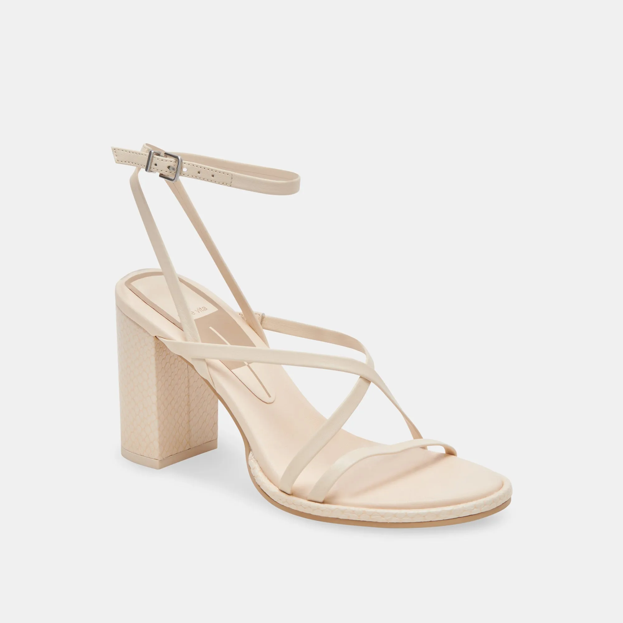 BARLY HEELS BONE LEATHER Quick Dry Shoes