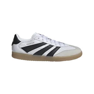 Timeless traction Adidas Predator Freestyle IN Indoor Football Shoes (White/Core Black/Gold Metallic)