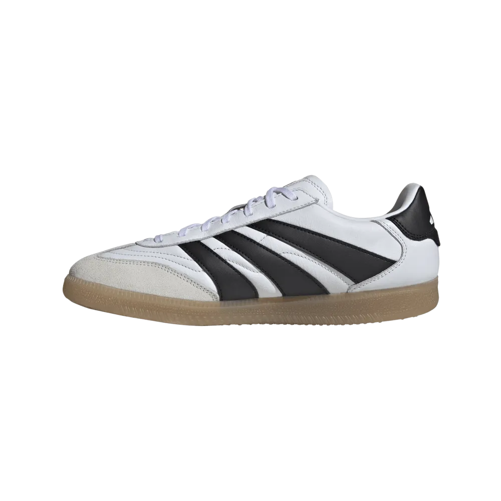 Trustworthy Fabric Adidas Predator Freestyle IN Indoor Football Shoes (White/Core Black/Gold Metallic)