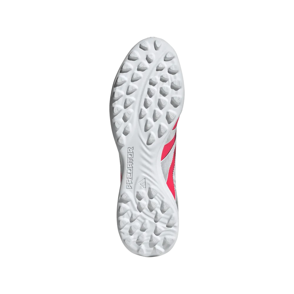 Adidas Predator League TF Turf Football Shoes (Lucid Red/White/Core Black) High-performance ease beach shoes