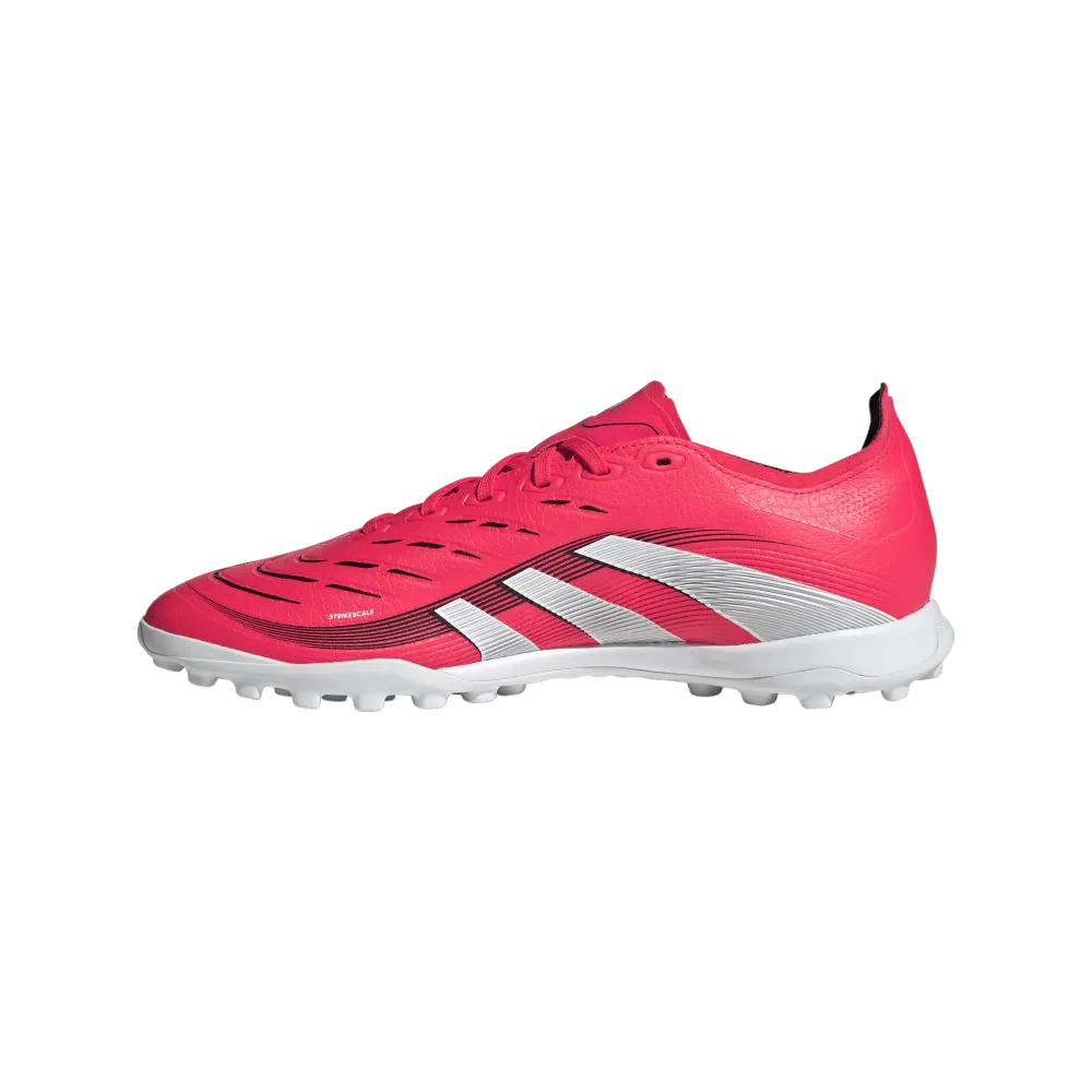 Adidas Predator League TF Turf Football Shoes (Lucid Red/White/Core Black) least stylish