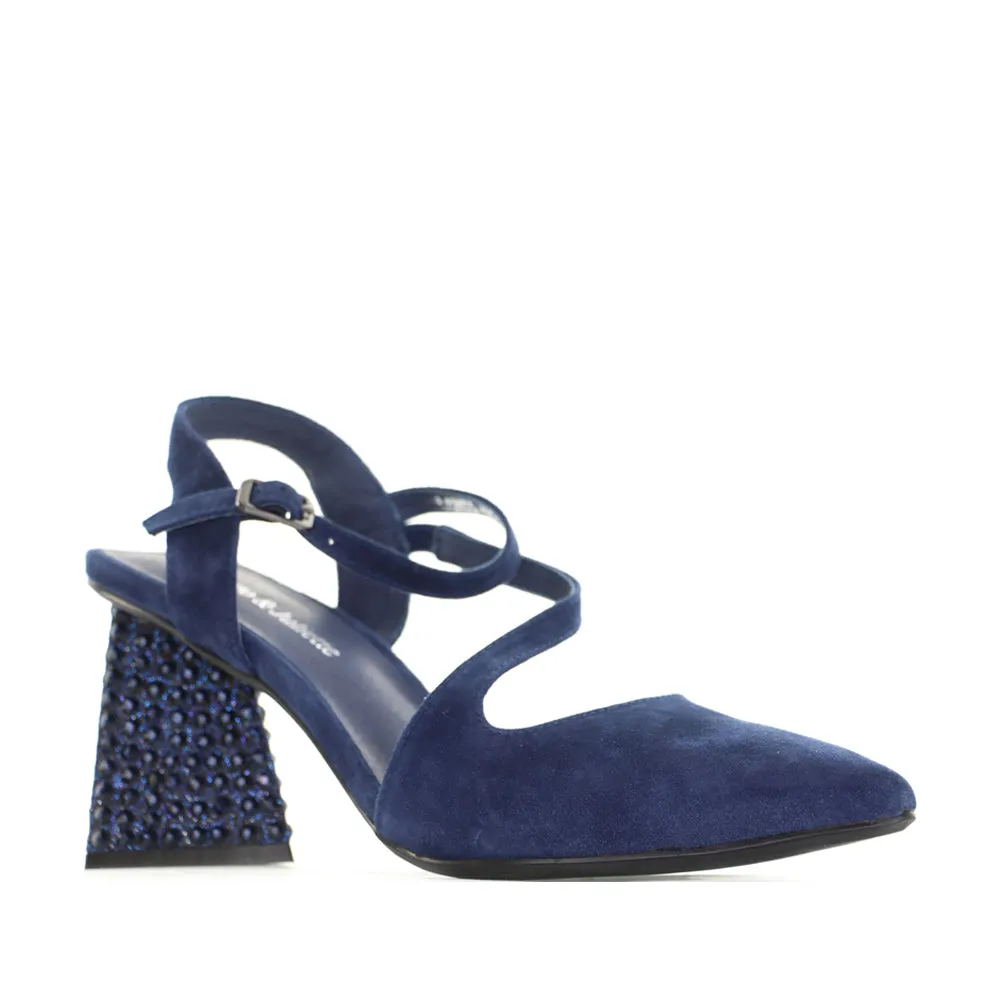 Non Marking DJANGO & JULIETTE LAHTI NAVY SUEDE
