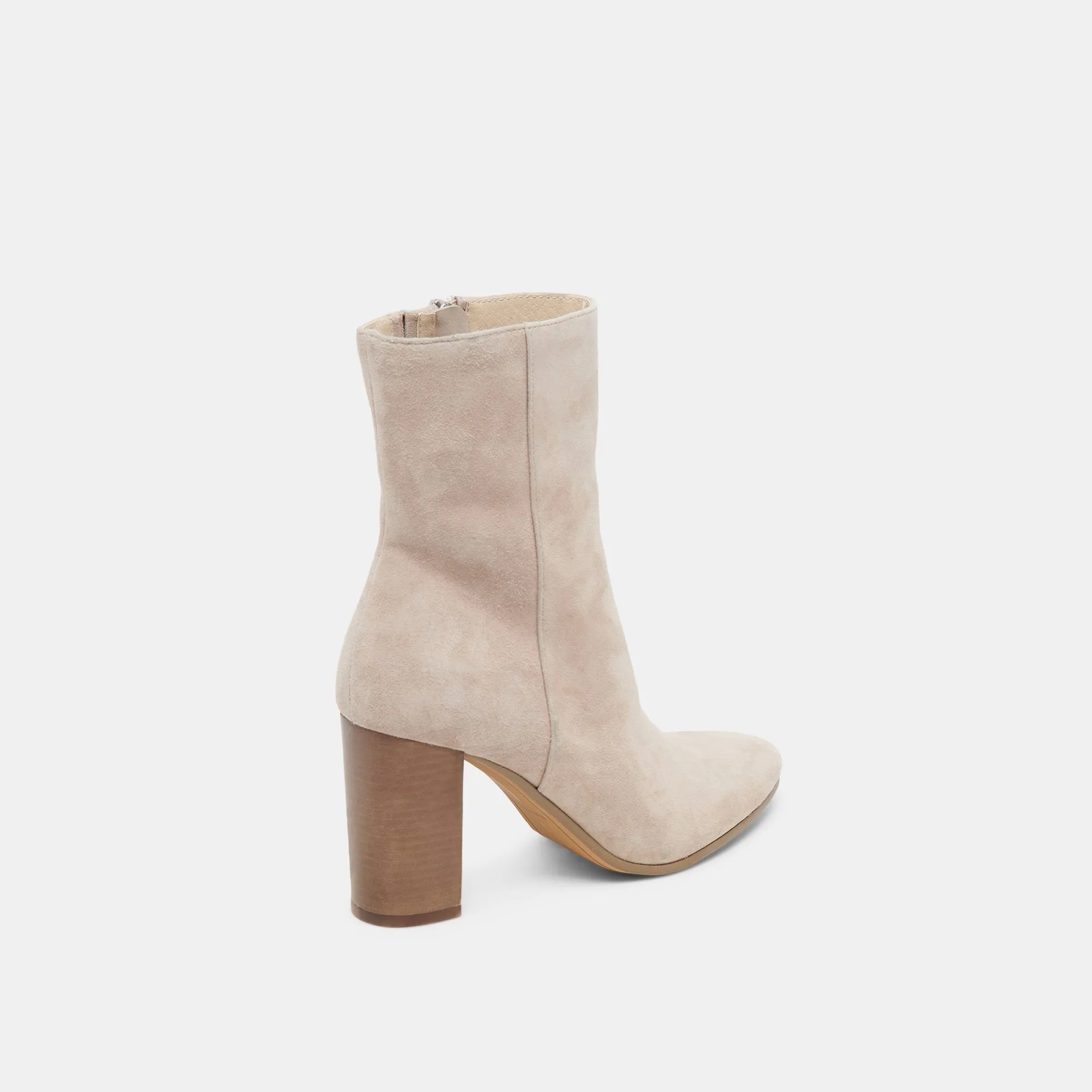 All Day Wear Fashion Forward SUZY BOOTIES TAUPE SUEDE