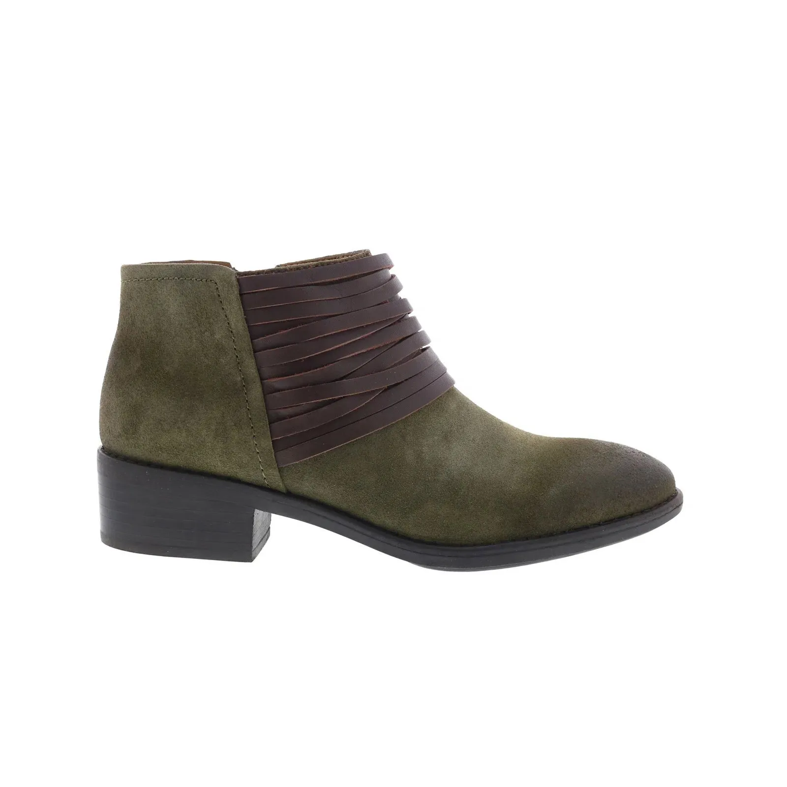 Comfortiva Corliss 8353629 Womens Green Suede Zipper Ankle & Booties Boots City Utility Breathable Lining