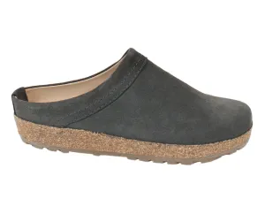 Haflinger Leather Clogs Malmo Graphite Heat Guard Love Path