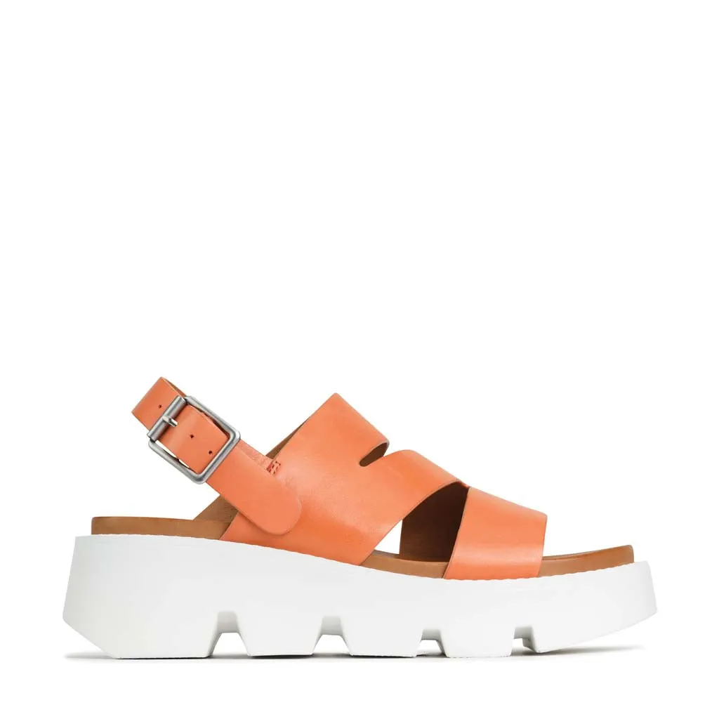 KAILI LEATHER PLATFORM WEDGE SANDALS accessory
