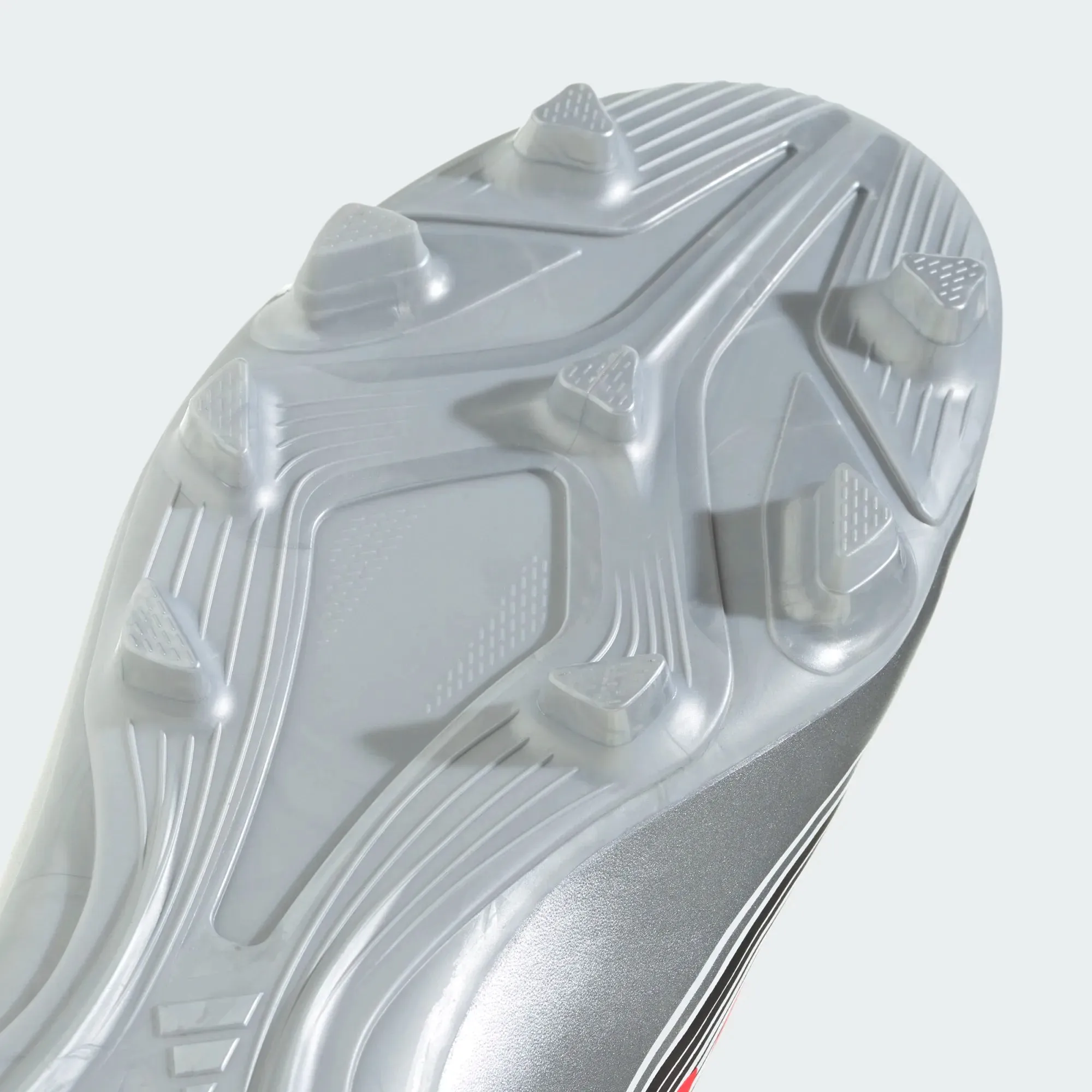Grass Pitch Pitch Ready adidas Youth F50 Messi Club FG/MG Junior Soccer Cleats (White/Lucid Red/Silver Metallic)