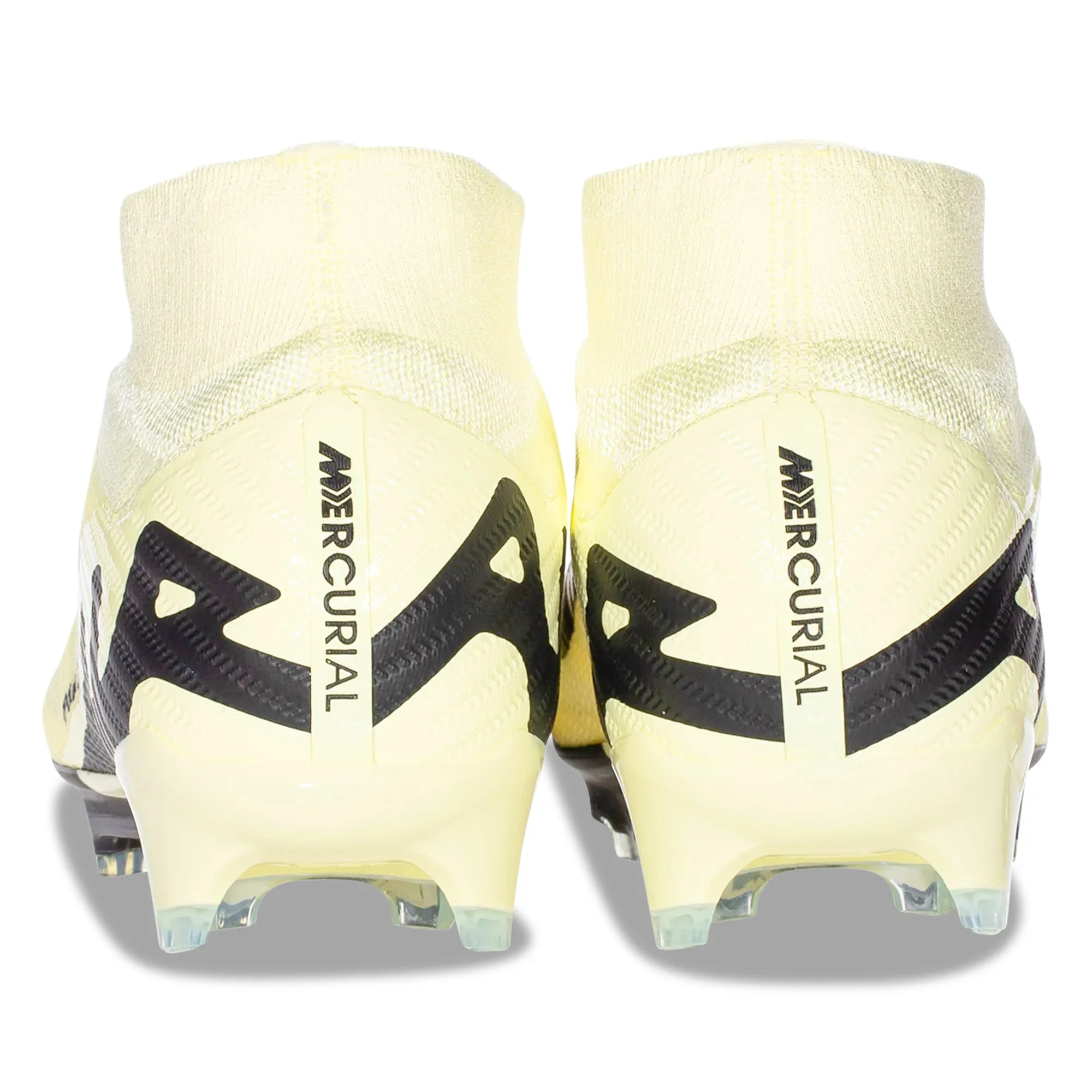 Foot Sprint Nike Zoom Superfly 9 Elite Firm Ground Soccer Cleats (Lemonade/Black)
