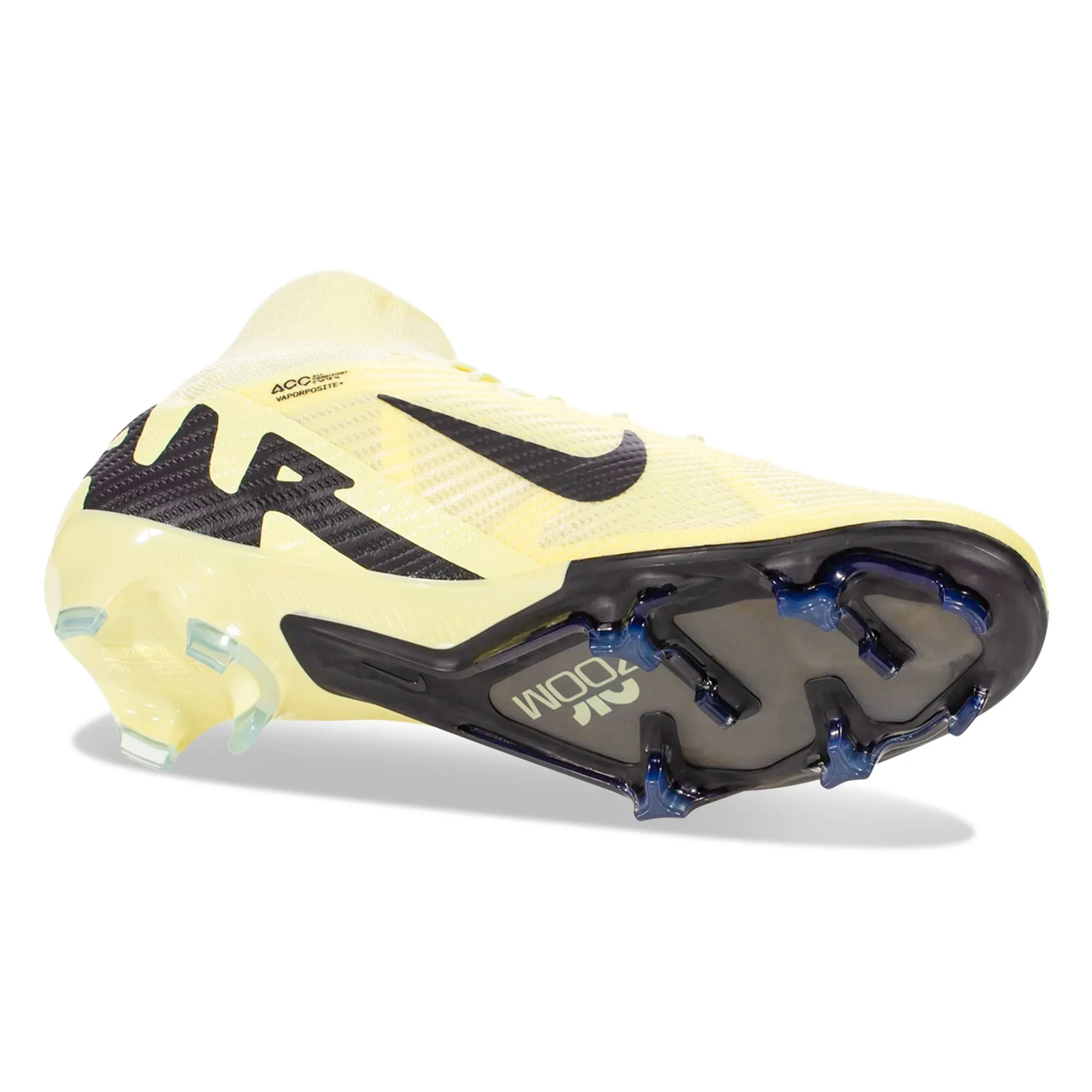 Wide fit Nike Zoom Superfly 9 Elite Firm Ground Soccer Cleats (Lemonade/Black)