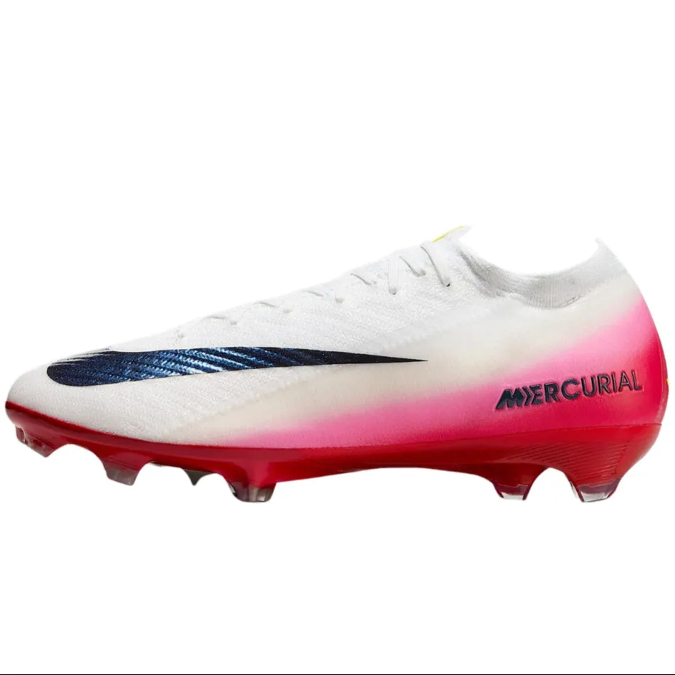 Nike Zoom Vapor 16 Elite LV8 Firm Ground Soccer Cleats (University Red/Dark Obsidian) Traction Zone Midfoot Pressure