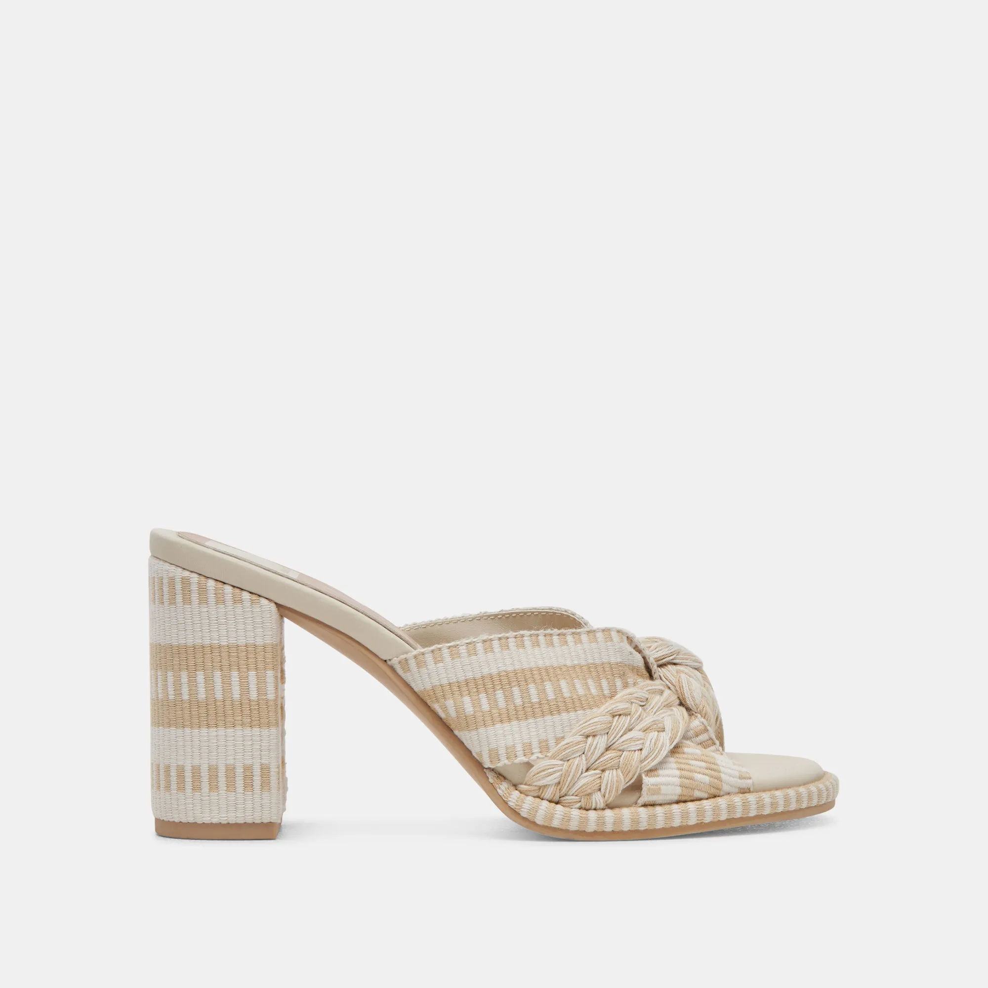 Responsive Casual Pumps BRILAH HEELS NATURAL MULTI WOVEN