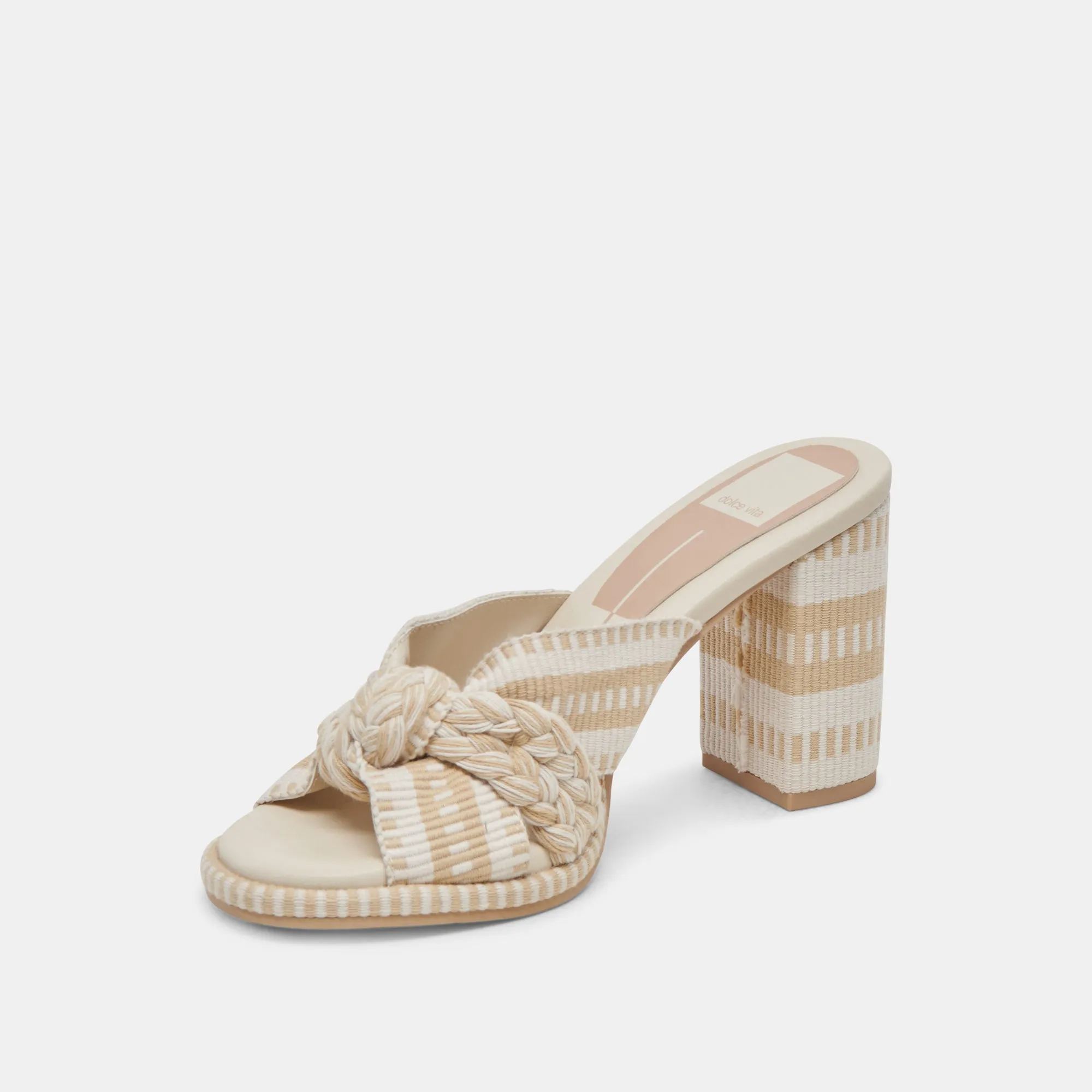 Smart High Heels BRILAH HEELS NATURAL MULTI WOVEN