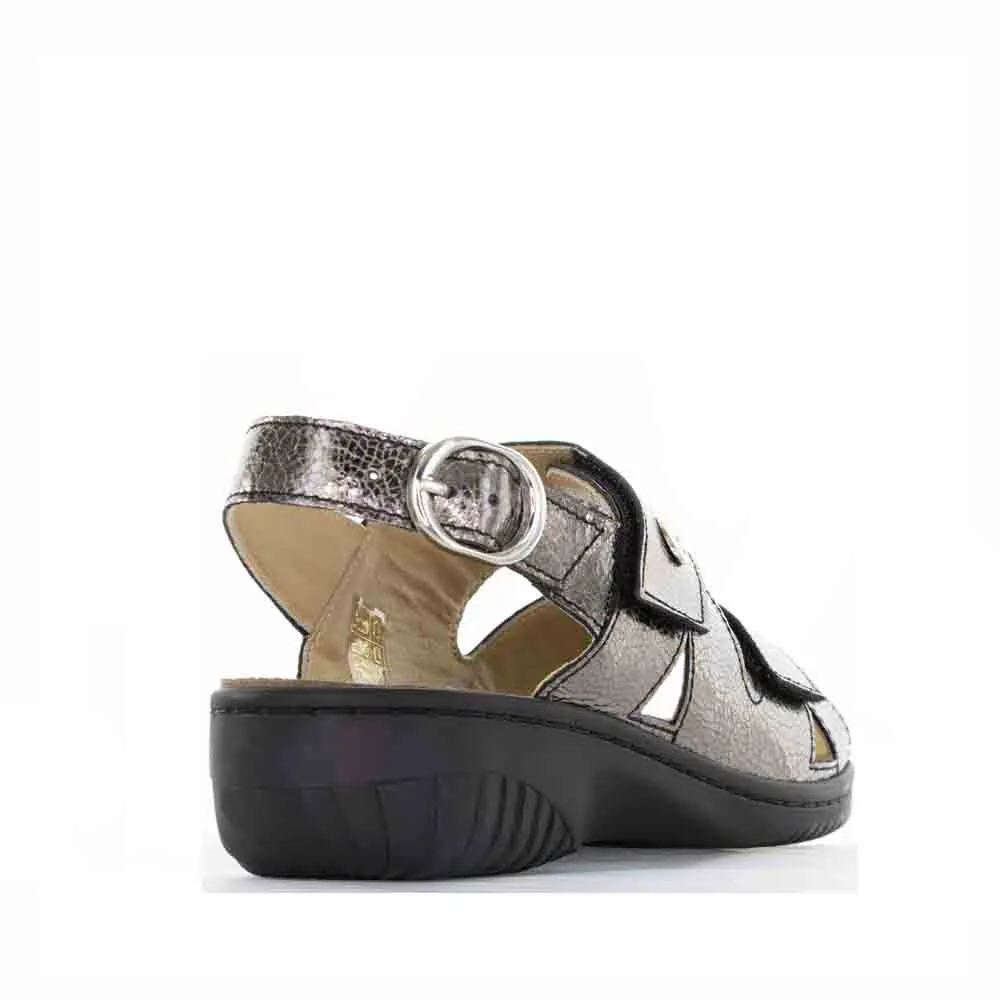 ethnic touch Breathable Material CABELLO RE391 METALLIC