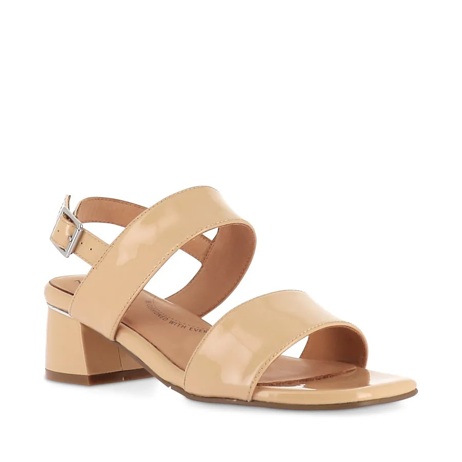 ZIERA CAITLAN NUDE PATENT Easy To Clean