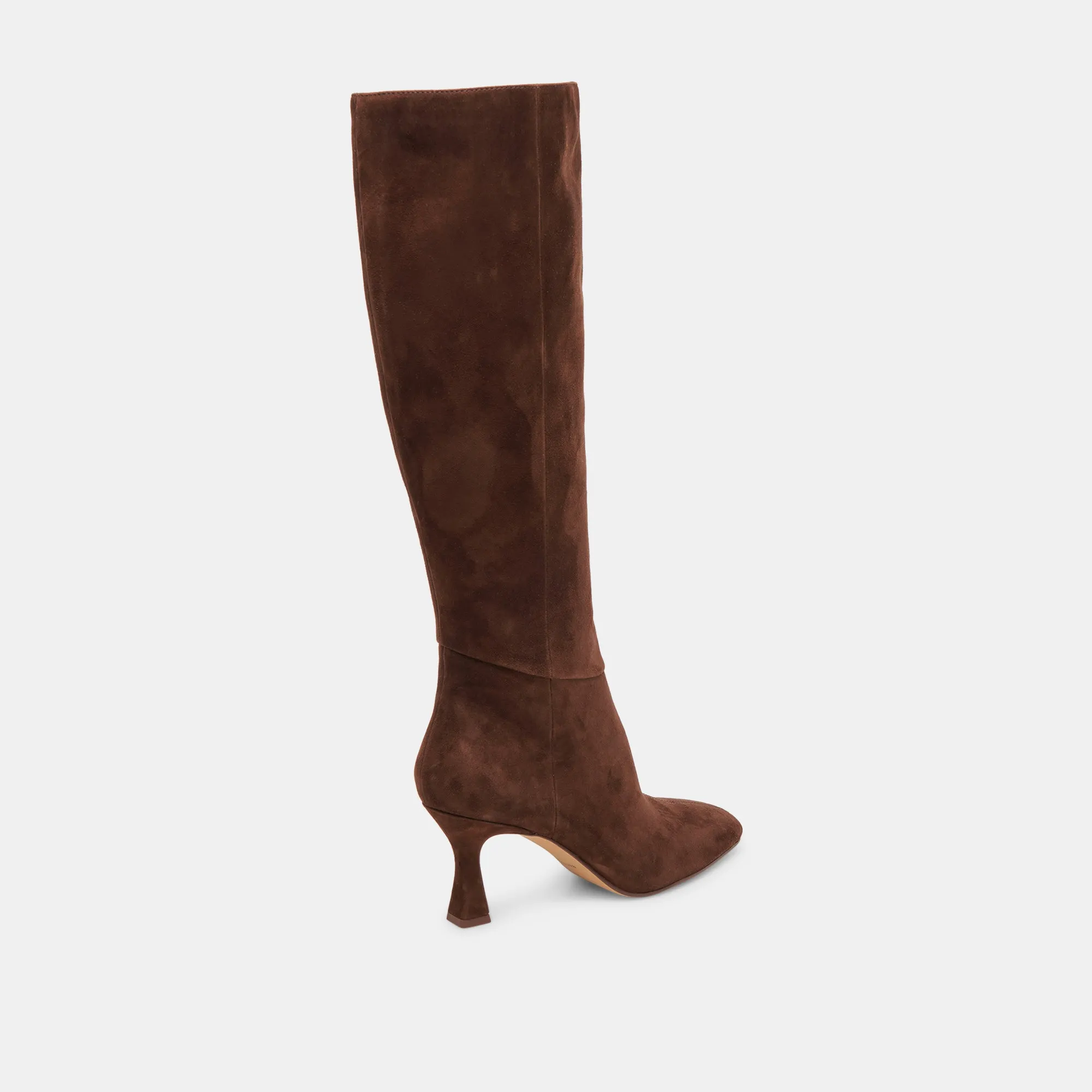 GYRA EXTRA WIDE CALF BOOTS DK BROWN SUEDE Comfortable Upper Desert Expedition