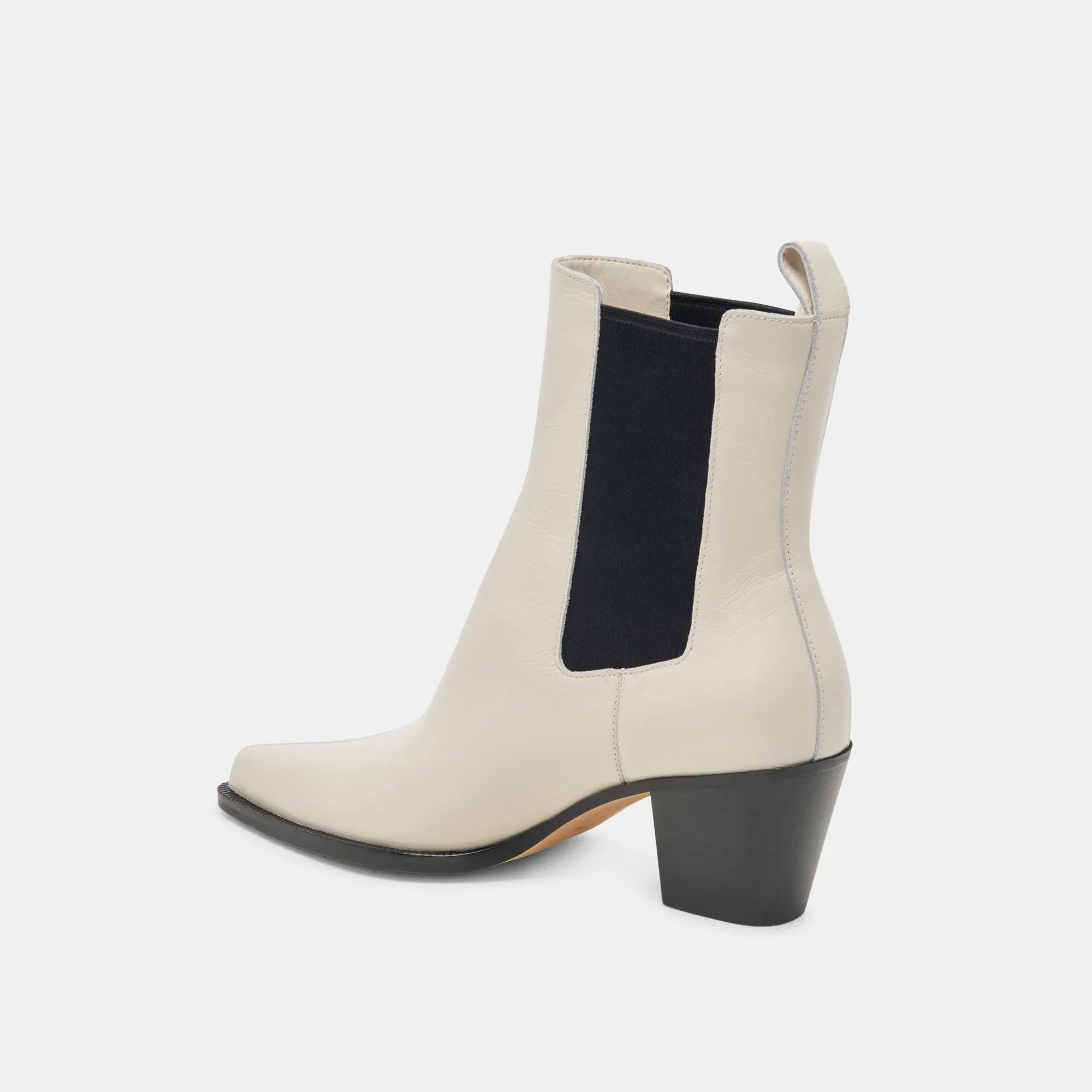 SHADIE H2O BOOTIES IVORY CRINKLE PATENT Trail Support Hiking Comfort