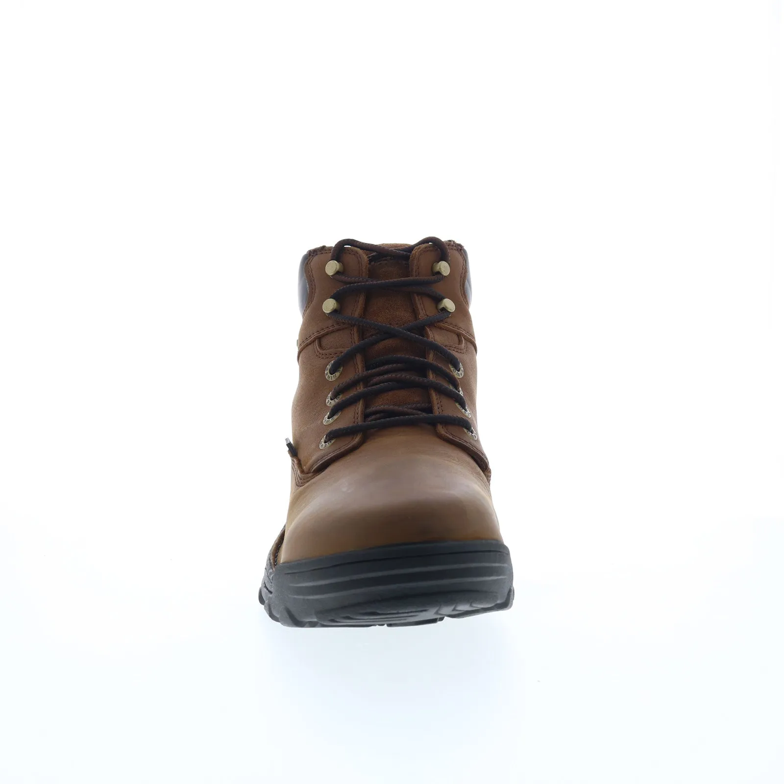 Wolverine Durbin 6" Waterproof W05484 Mens Brown Leather Lace Up Work Boots Effortless Wear Smooth Surface