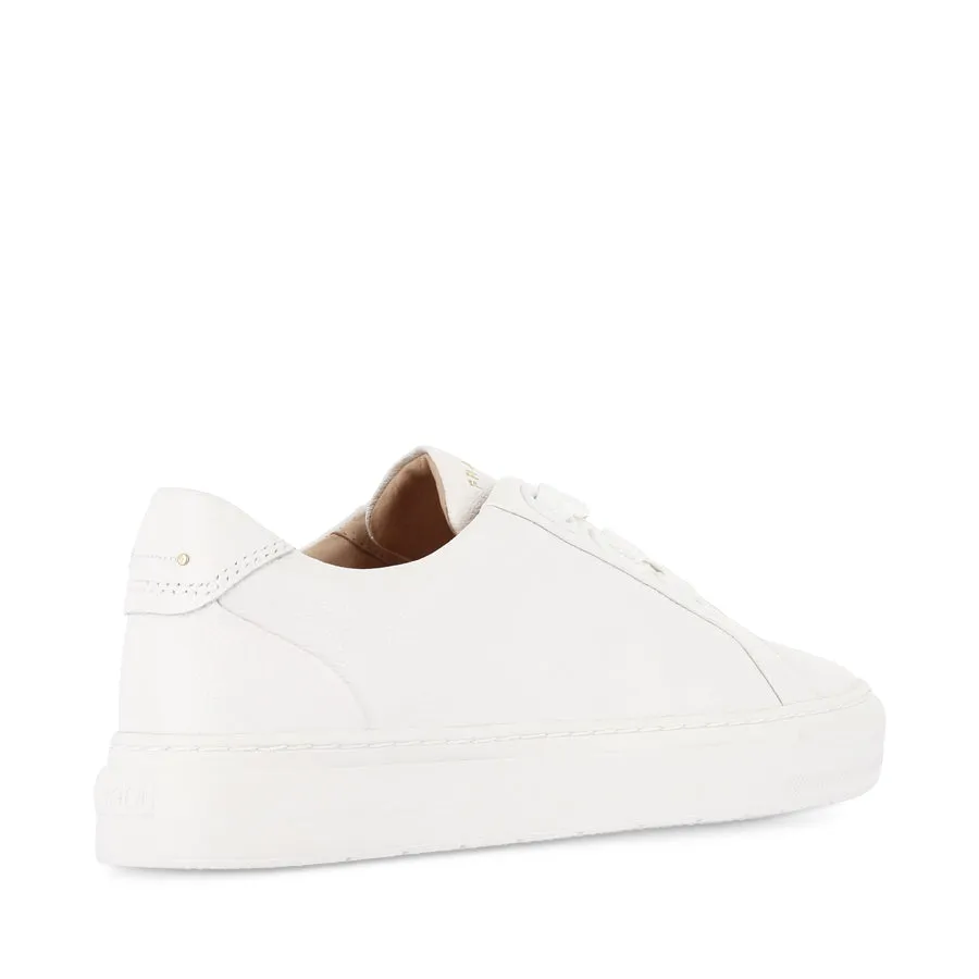 thinnest MYA - WHITE TUMBLED LEATHER