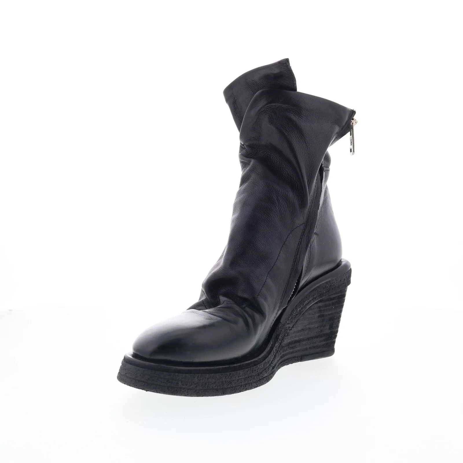 Premium Comfort Urban Trail A.S. 98 Tremont Womens Black Leather Zipper Casual Dress Boots