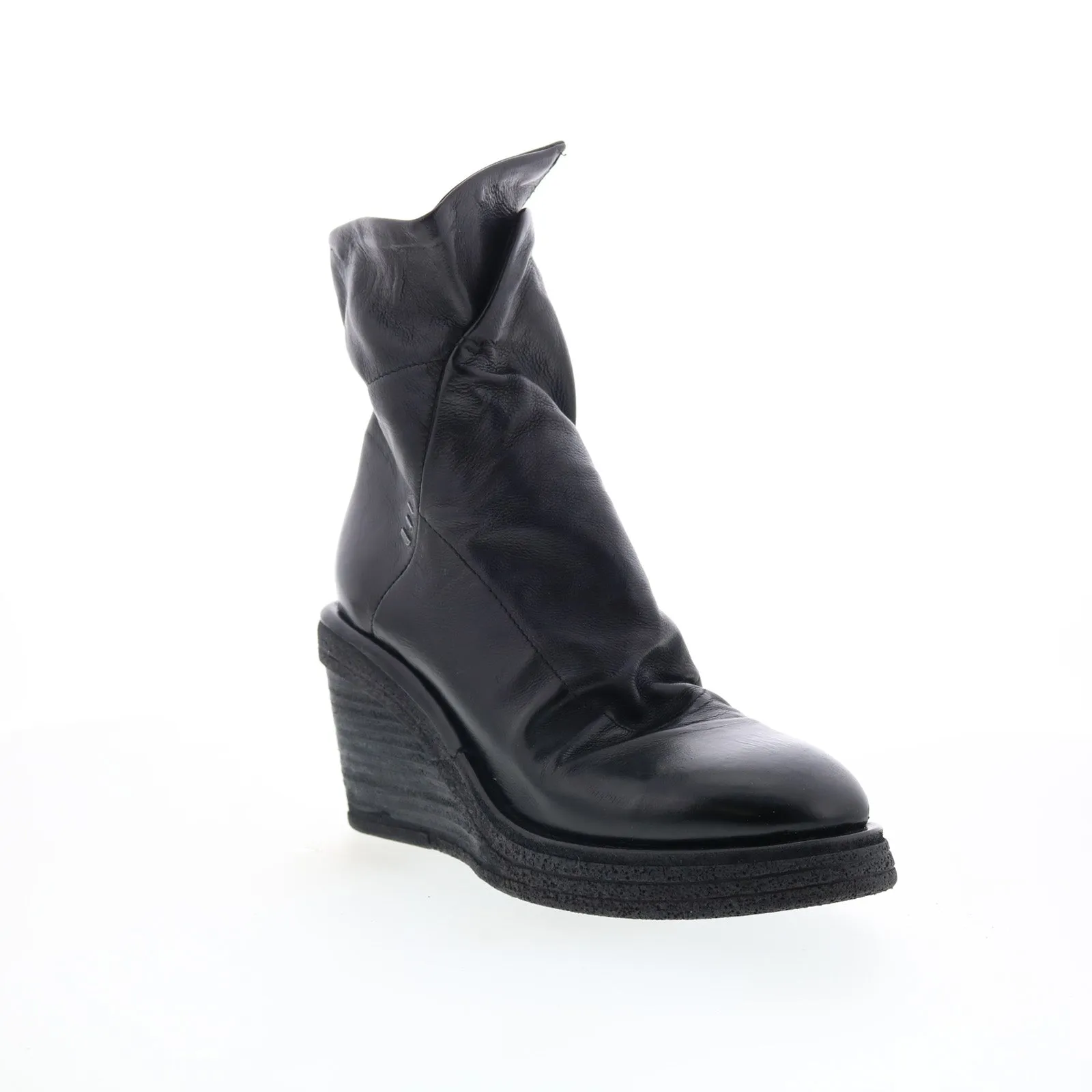 A.S. 98 Tremont Womens Black Leather Zipper Casual Dress Boots Heavy Duty Support High-quality