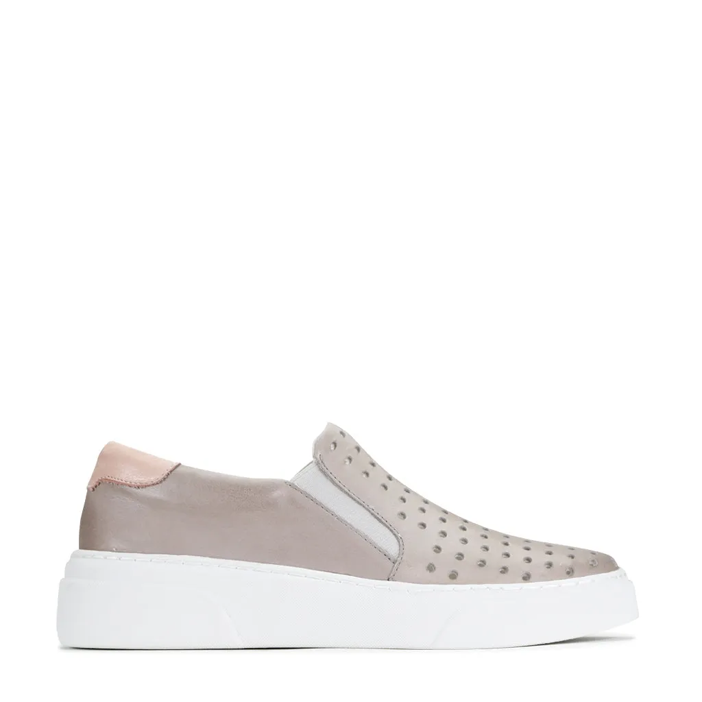 skiers SERVED LEATHER SNEAKERS