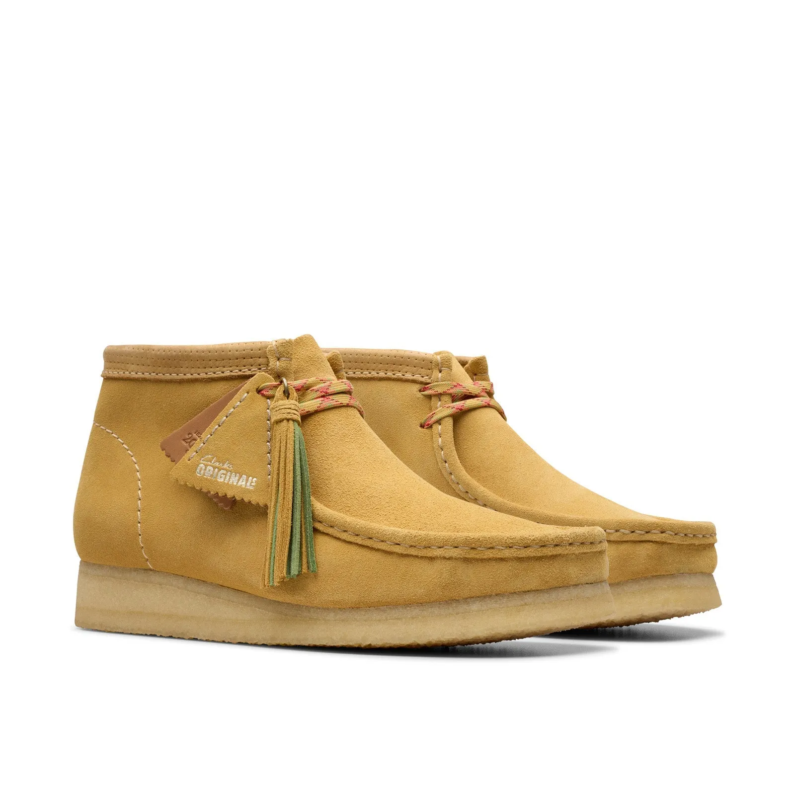 Clarks Wallabee Boot 26181131 Mens Brown Suede Lace Up Chukkas Boots athlete