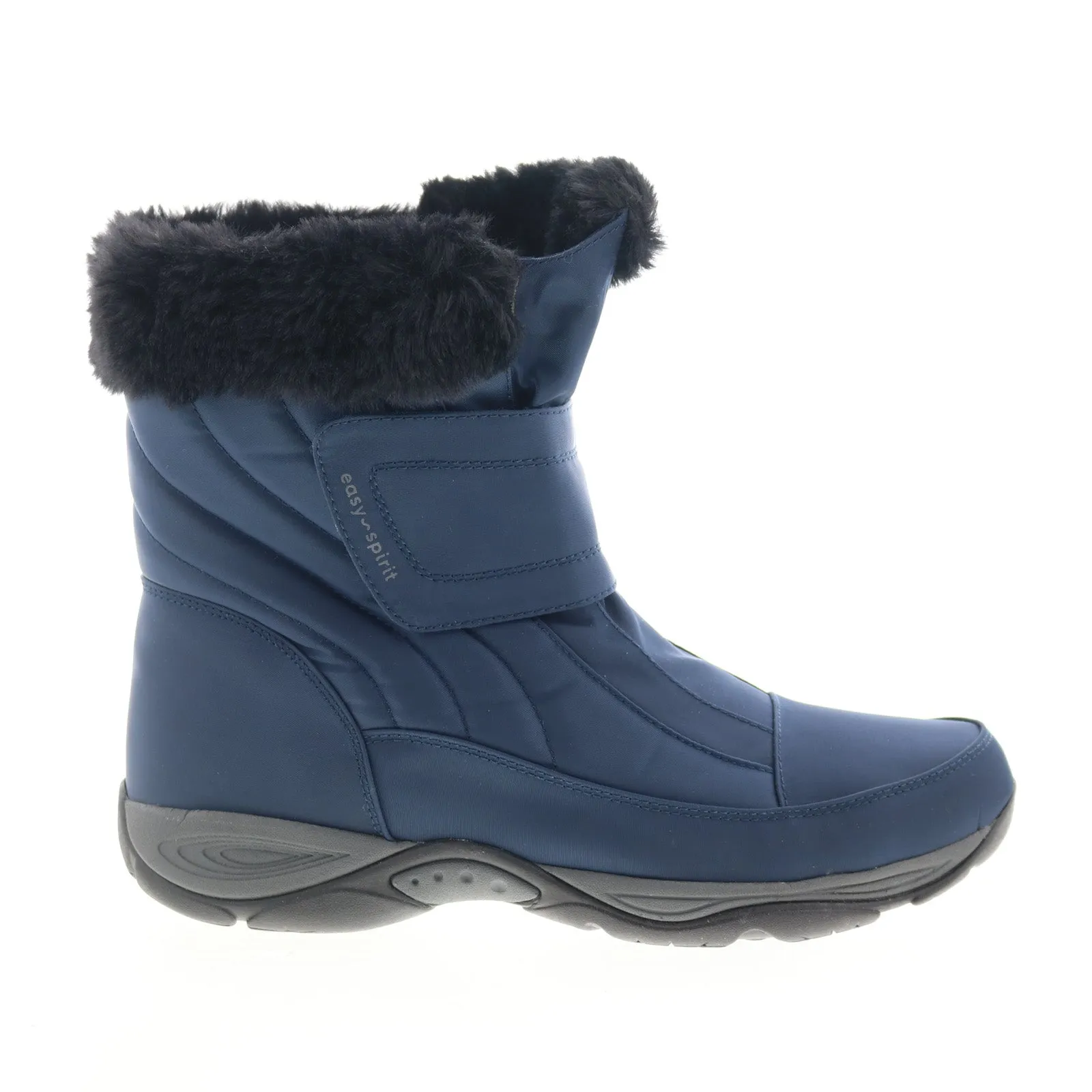 Athletic Edge Easy Spirit Eminee 2 SEEMINEE2 Womens Blue Wide Canvas Casual Dress Boots