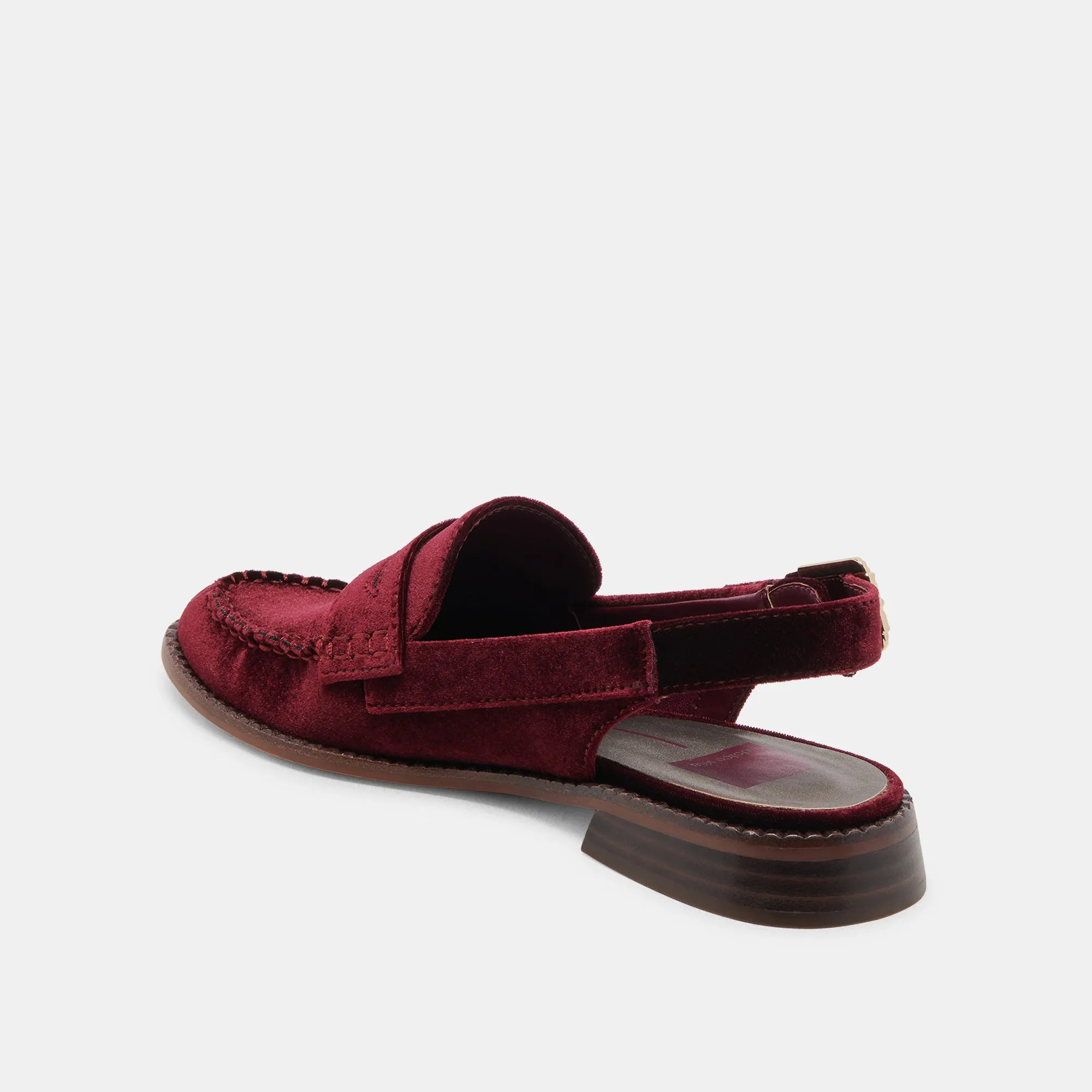 Errand Run Market Hall HARDI LOAFERS WINE VELVET