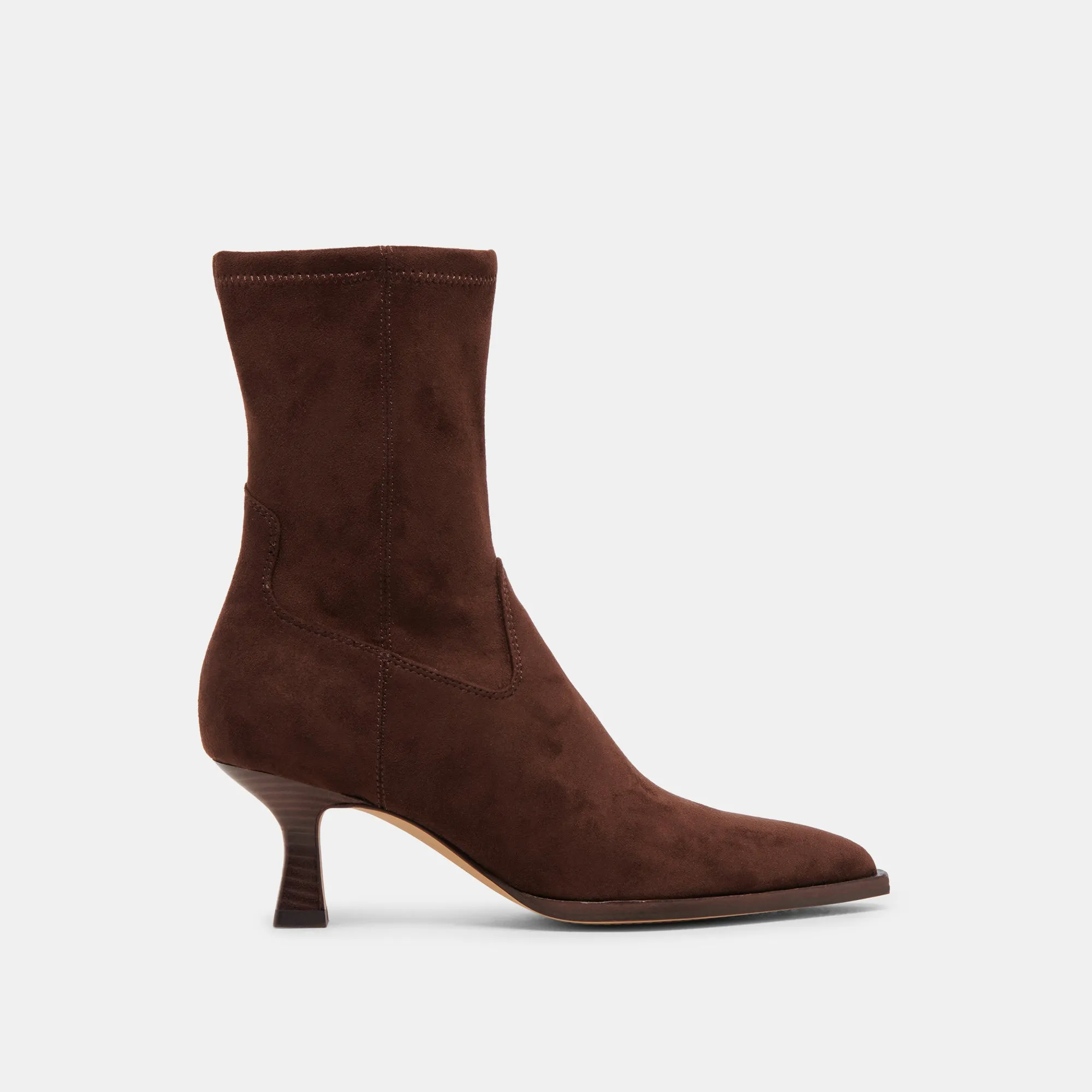 ARYA WIDE CALF BOOTS DK BROWN STELLA SUEDE Neutral Tones