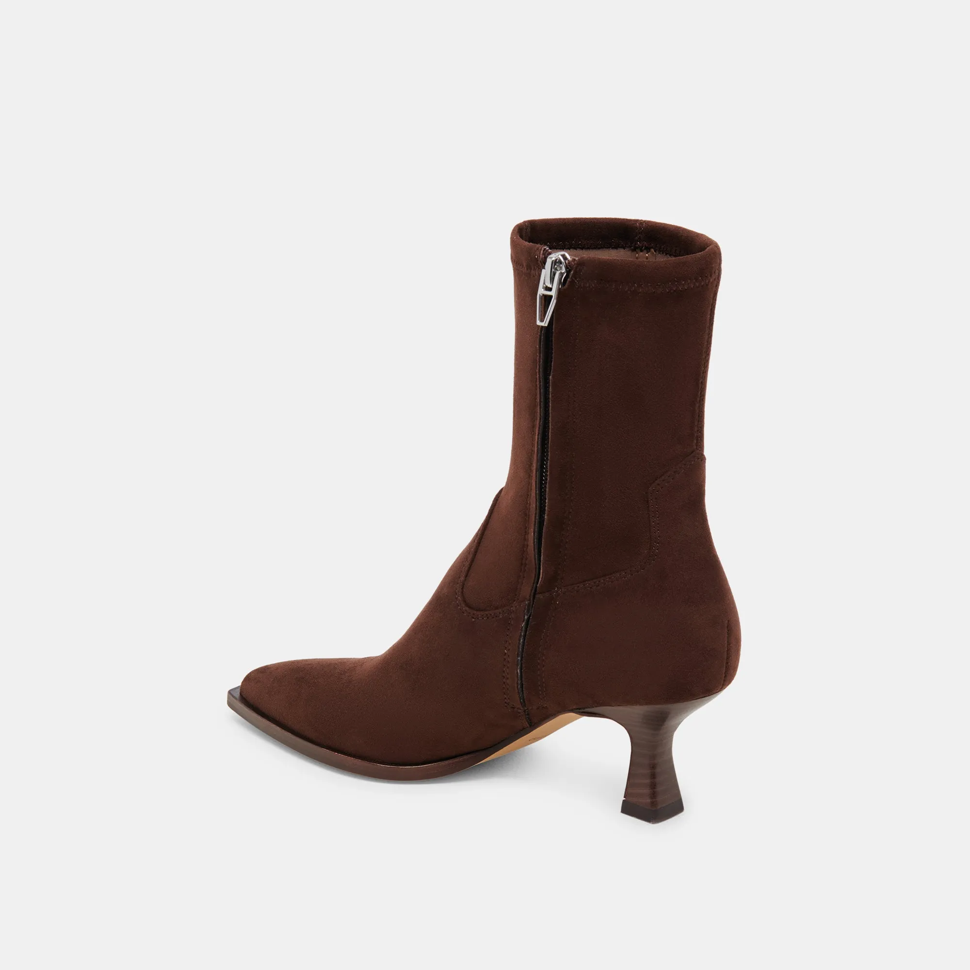 hiking adventure ARYA WIDE CALF BOOTS DK BROWN STELLA SUEDE
