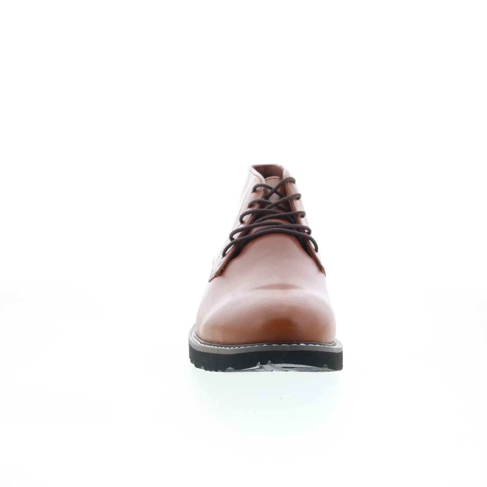 slip-resistant Propet Grady MDX012LTAN Mens Brown Extra Wide 3E Leather Chukkas Boots