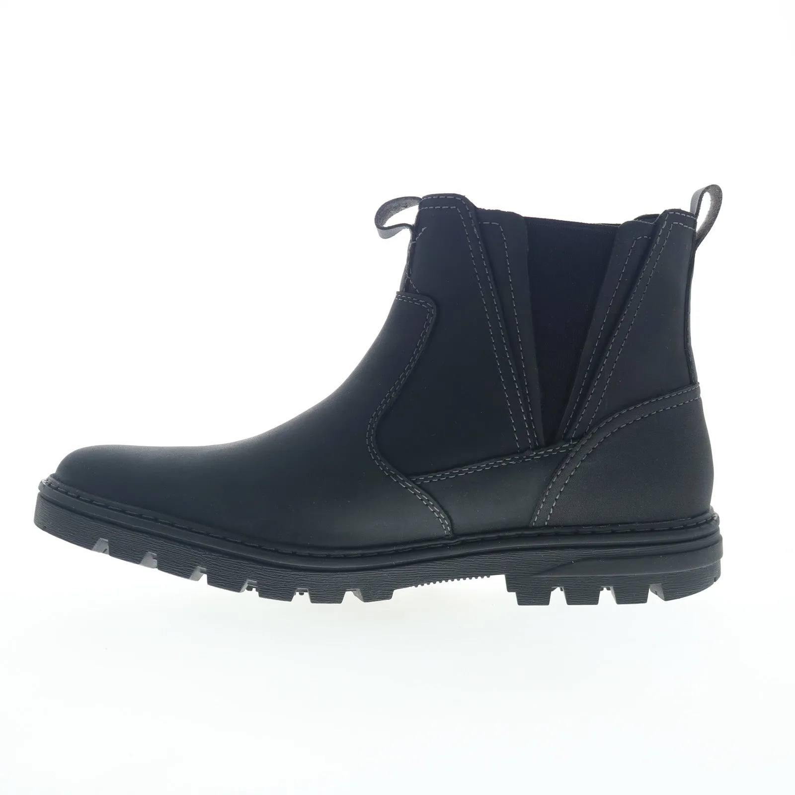 slip-resistant Rockport Weather or Not Waterproof Chelsea Mens Black Wide Chelsea Boots