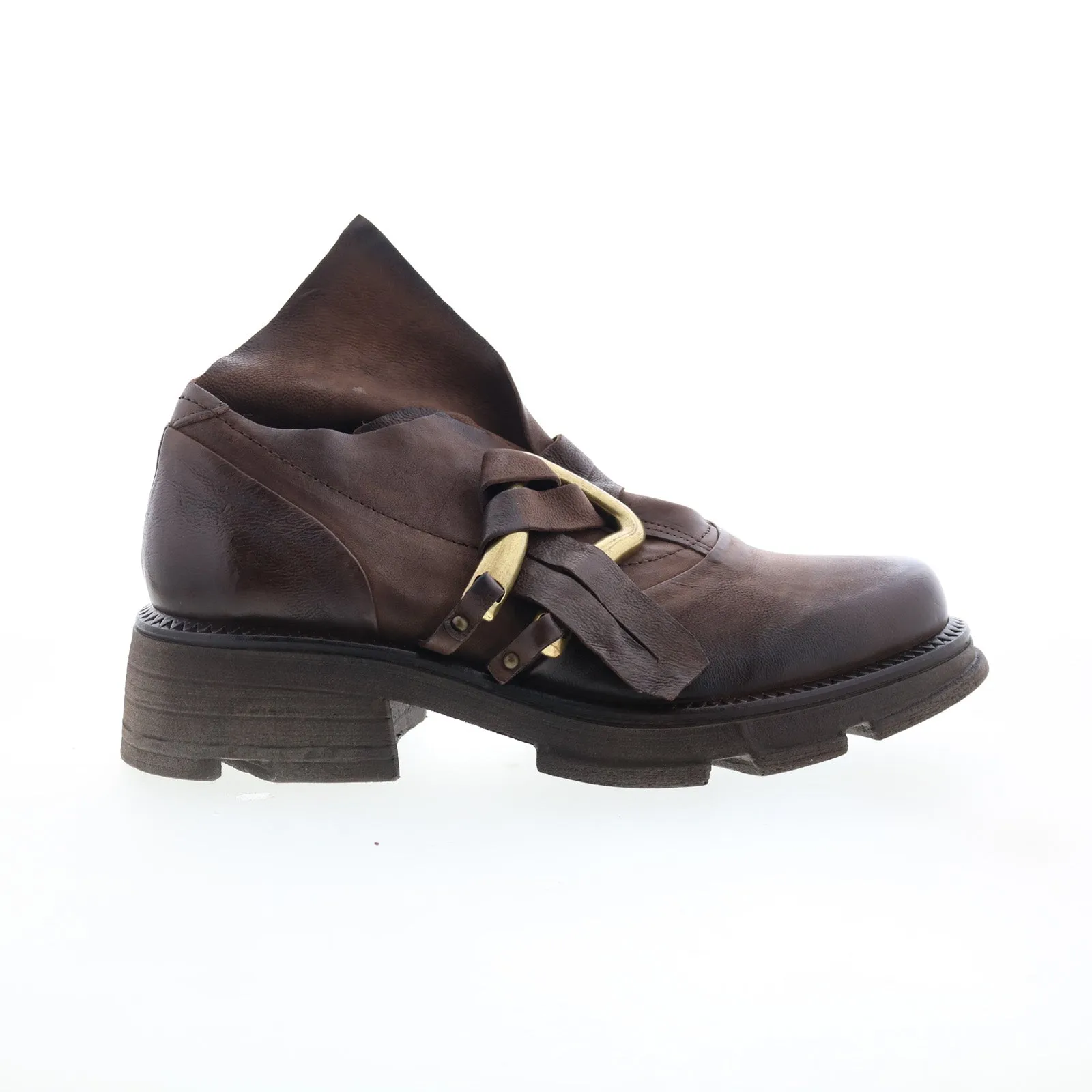 Tactical Gear Thermal Lining A.S. 98 Laken Womens Brown Leather Slip On Casual Dress Boots