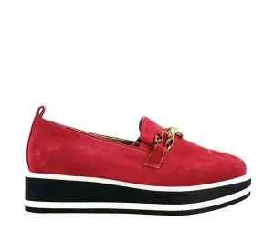 Easy Walk Shoes BRESLEY SKEETER RED SUEDE