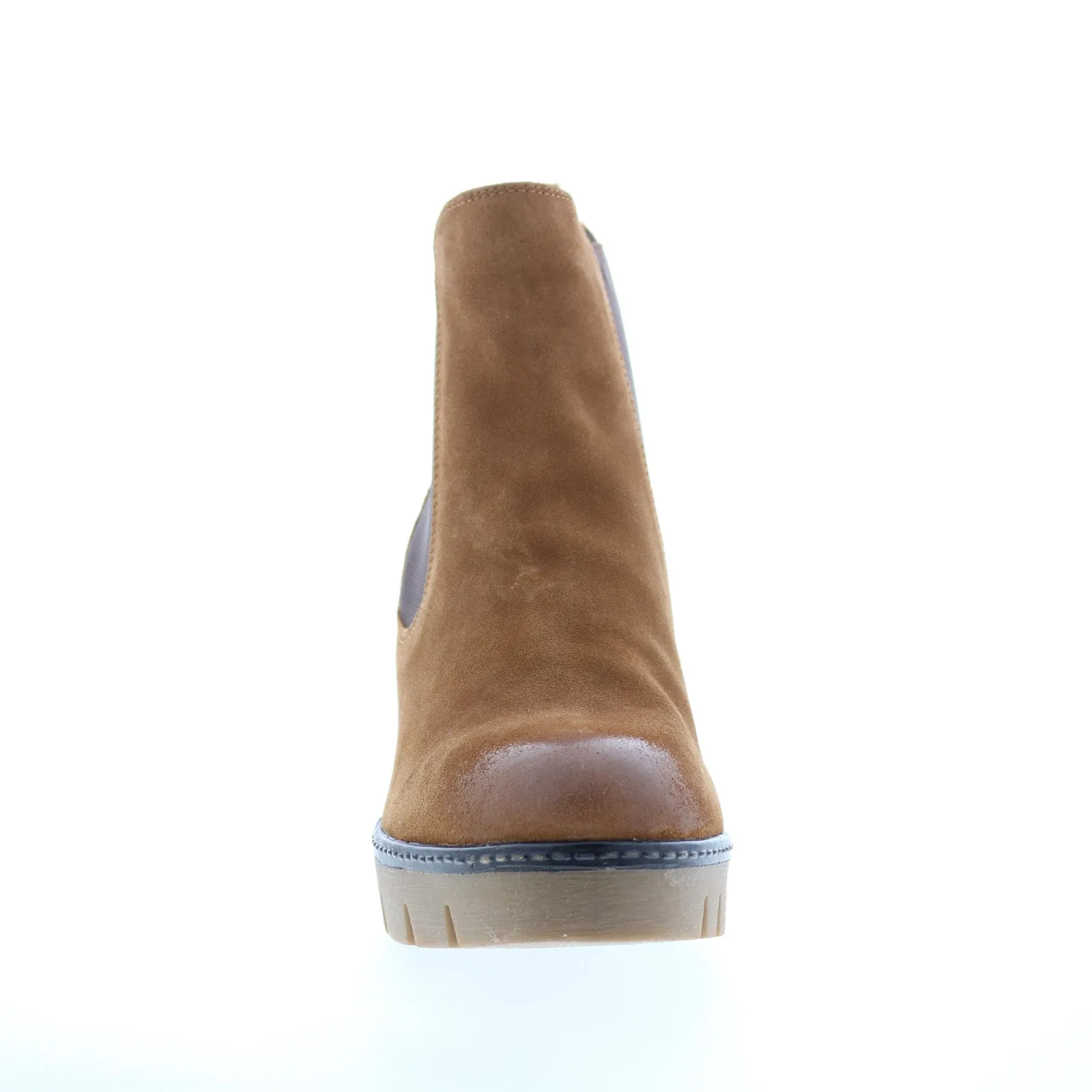 Lightweight Build Diba True Nir Vana 75815 Womens Brown Suede Slip On Ankle & Booties Boots