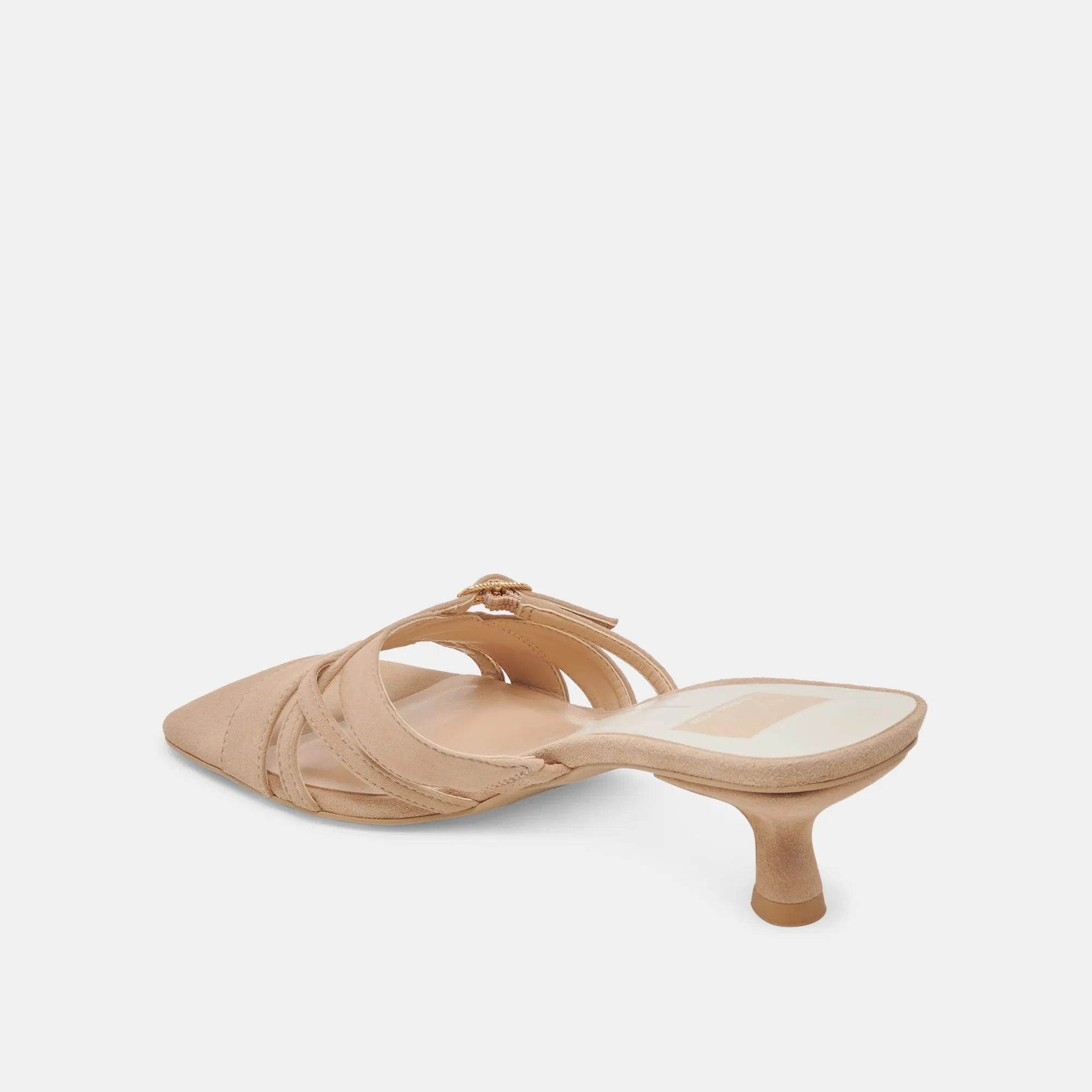 BRYANT HEELS CAMEL SUEDE Professional Office Shoes