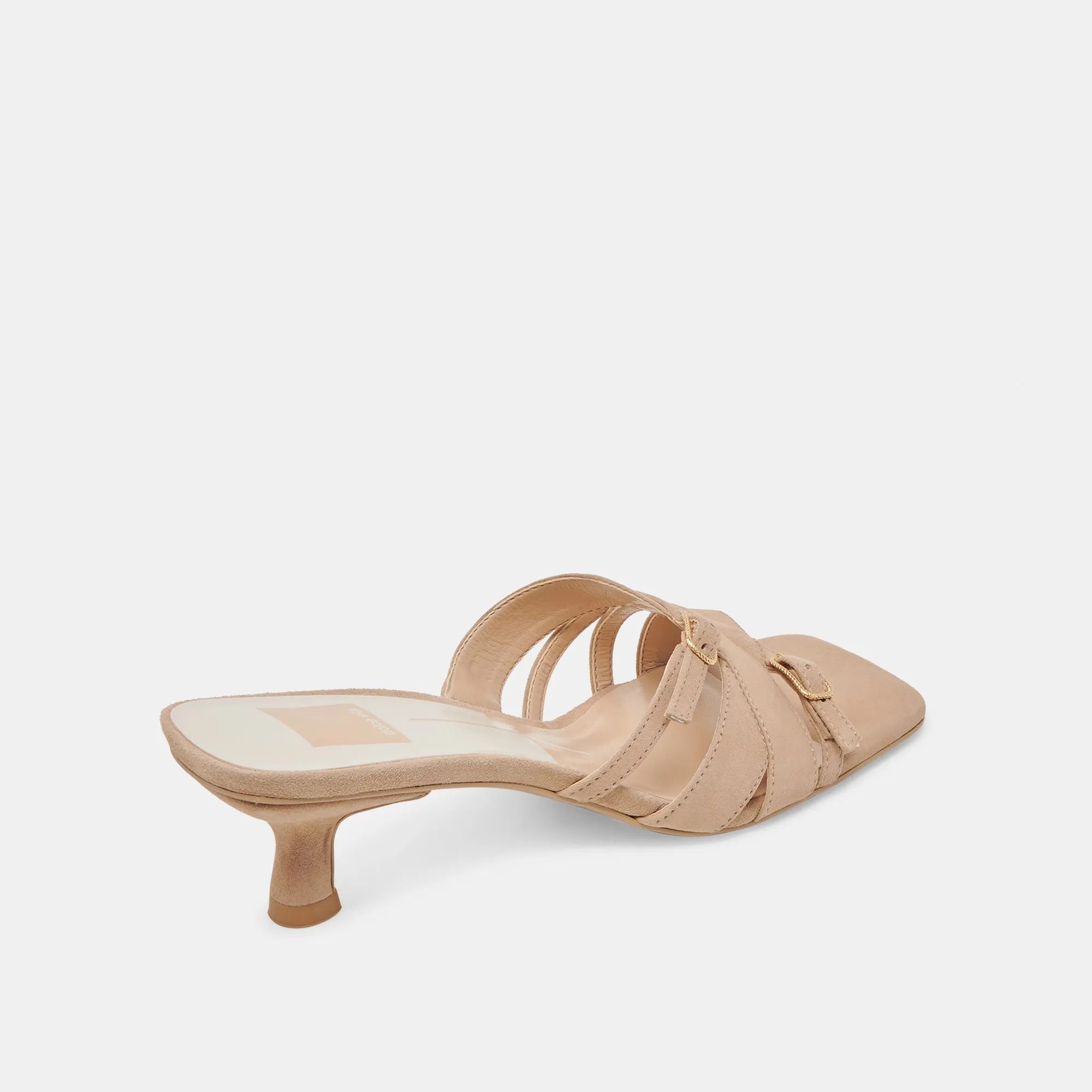 Training Retro Bridal Shoes BRYANT HEELS CAMEL SUEDE