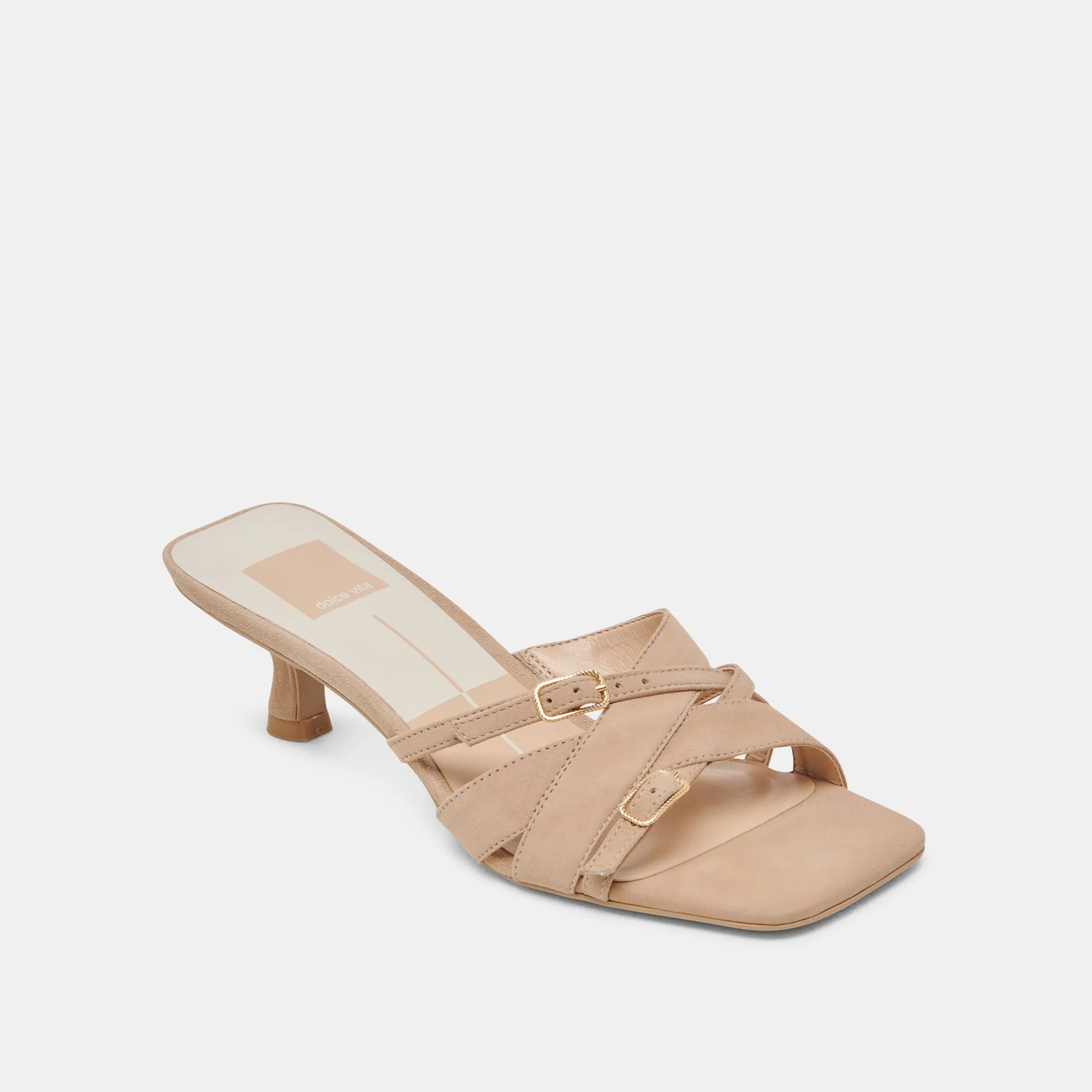 Multi Directional BRYANT HEELS CAMEL SUEDE