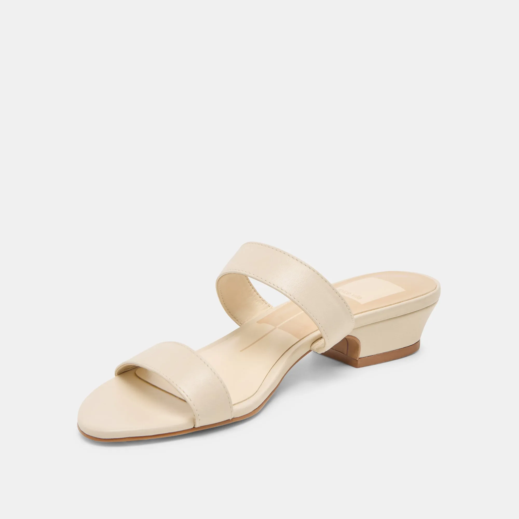 KAMILE SANDALS BONE LEATHER Platform Booties Sleek Leather Pumps