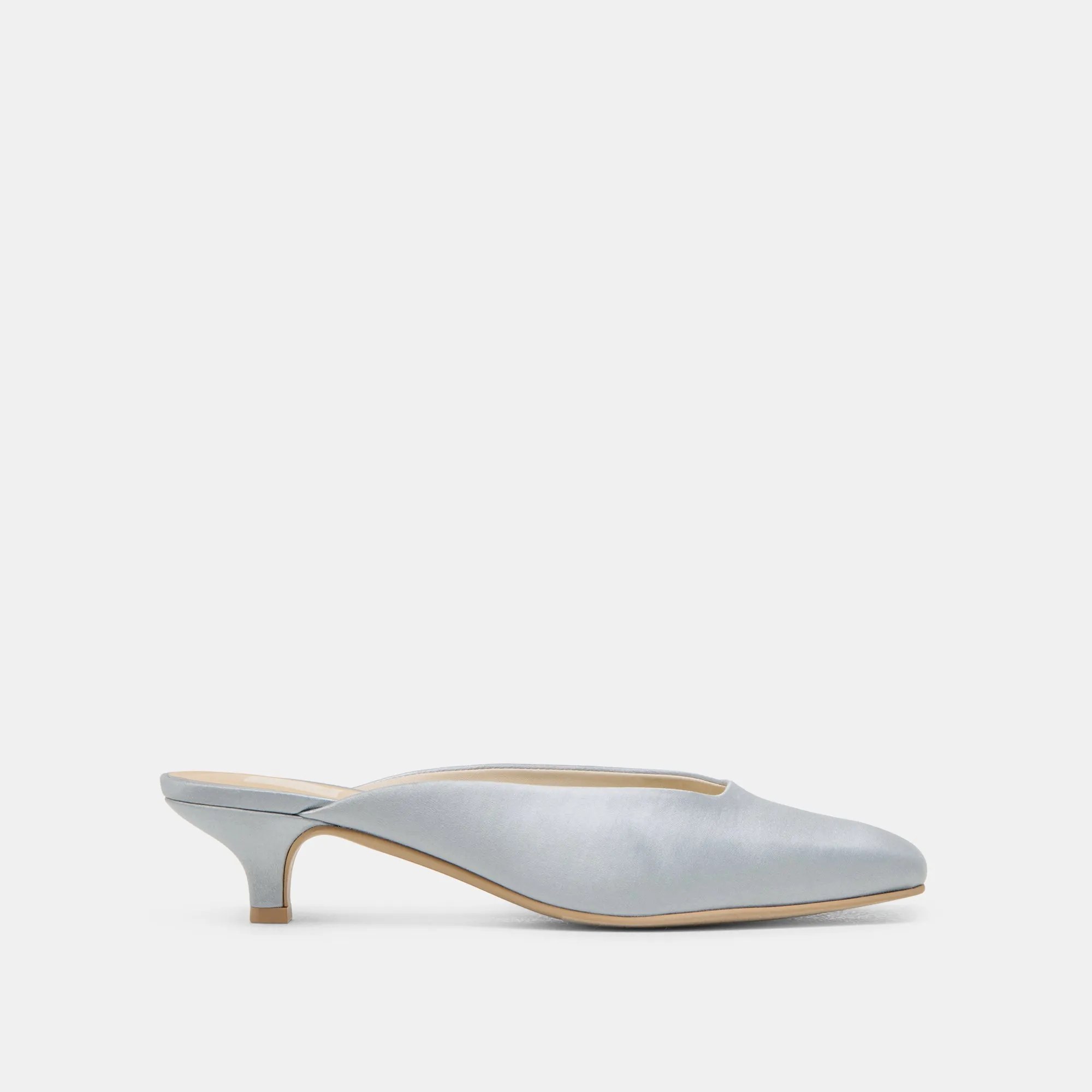 Bridal Heel Sandals Comfort Grip UMARA HEELS LIGHT BLUE SATIN