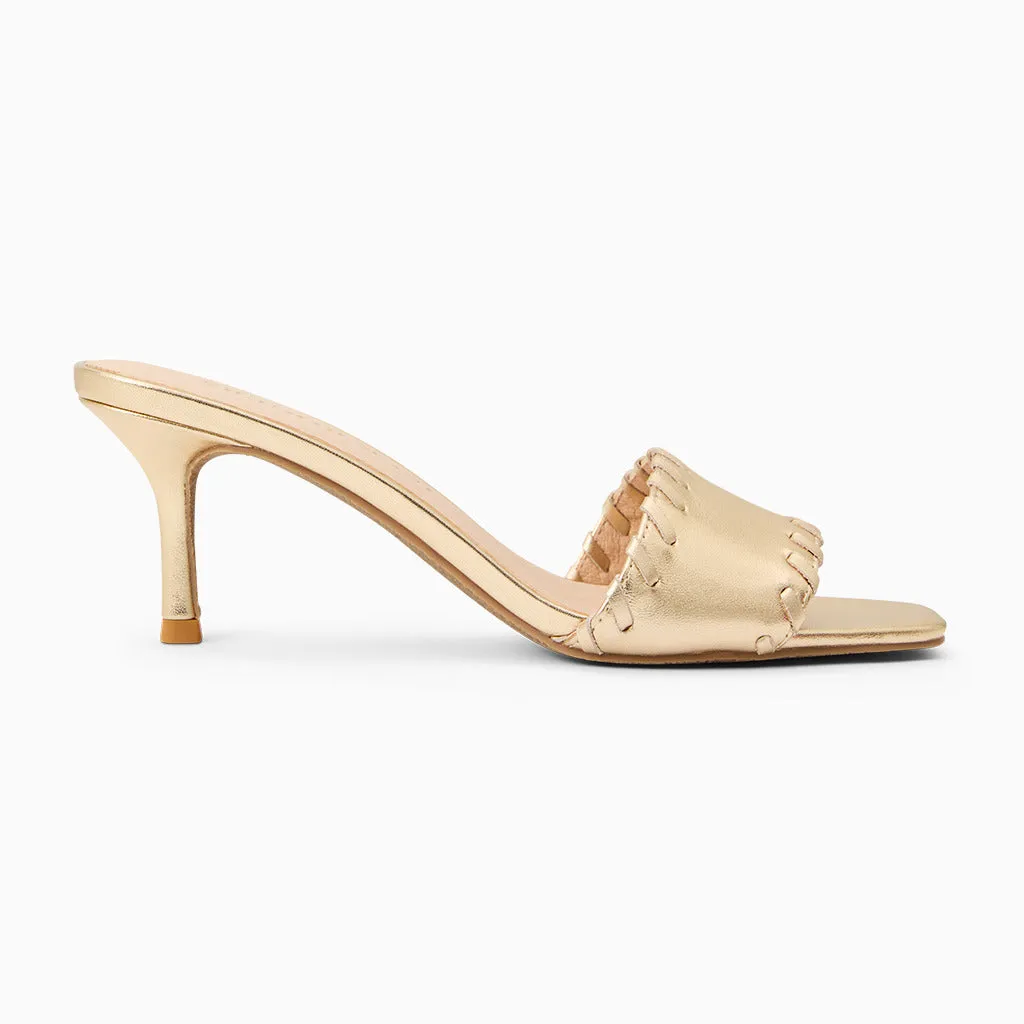 Flora Kitten Heel Fast pace Earth Tone