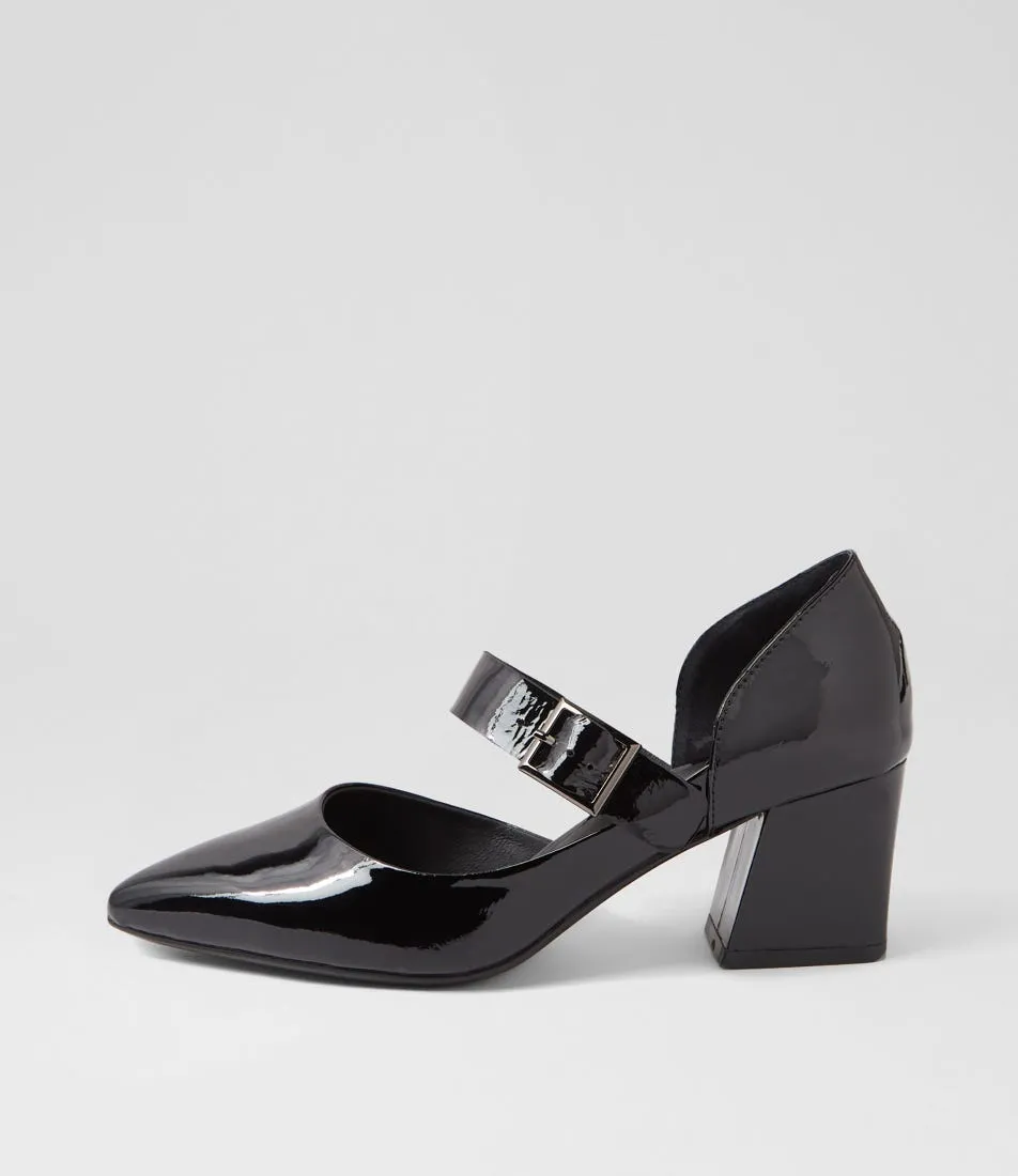 DJANGO & JULIETTE MILLING BLACK PATENT Removable insole